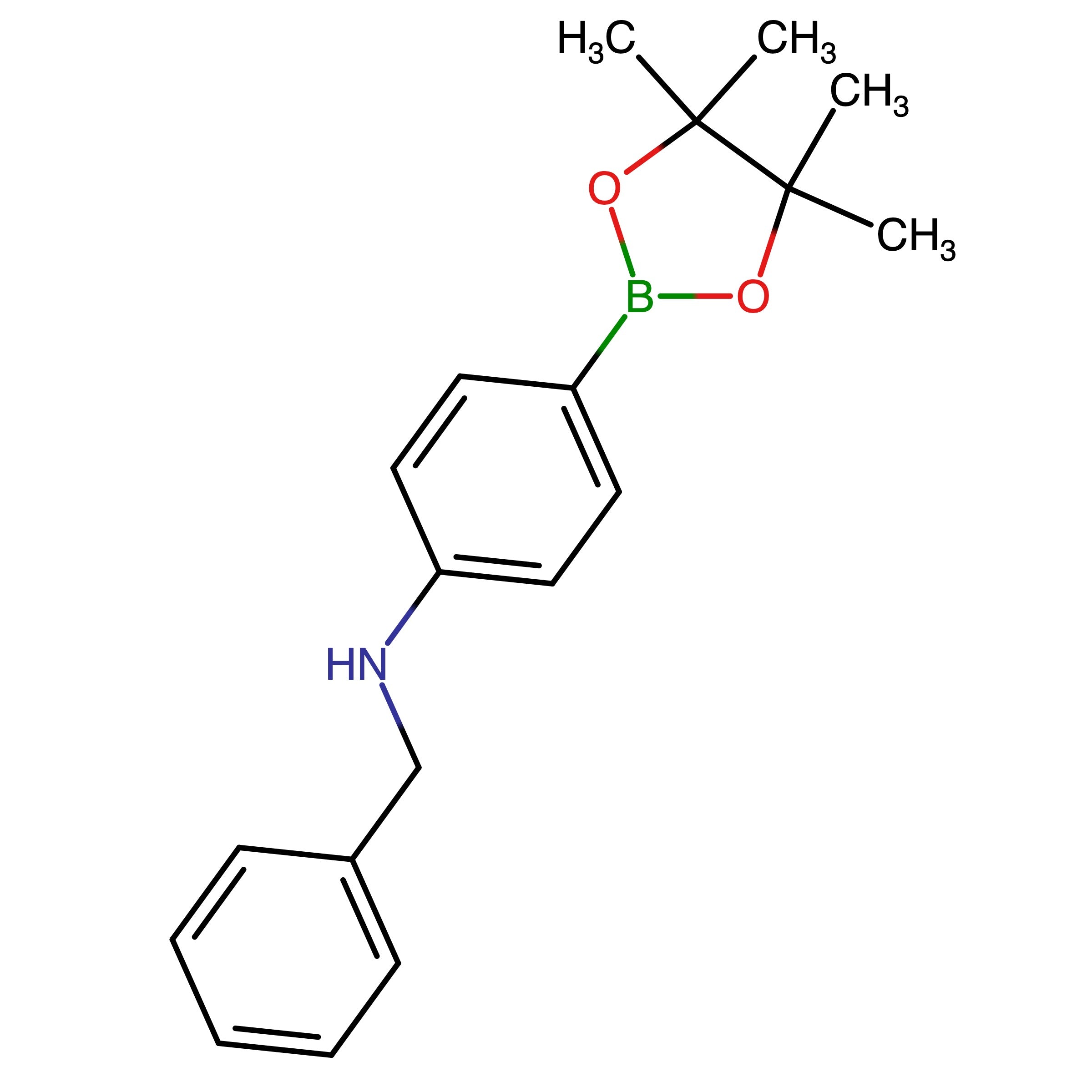 CAS 1206641-18-0 | N-Benzyl-4-(4,4,5,5-tetramethyl-1,3,2-dioxaborolan-2-yl)aniline | MFCD18383919