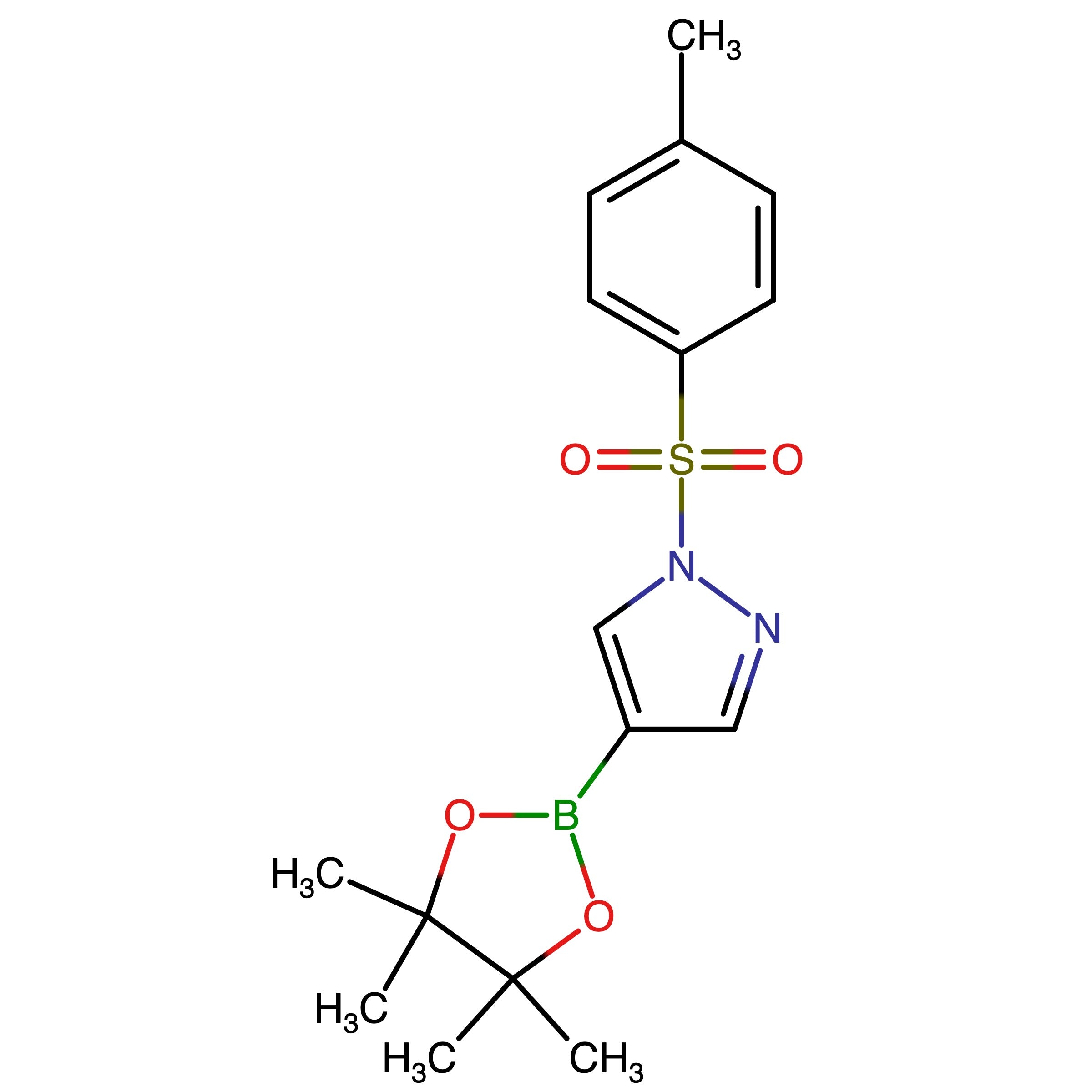 CAS 1391835-53-2 | 4-(4,4,5,5-Tetramethyl-1,3,2-dioxaborolan-2-yl)-1-tosyl-1H-pyrazole | MFCD22571831
