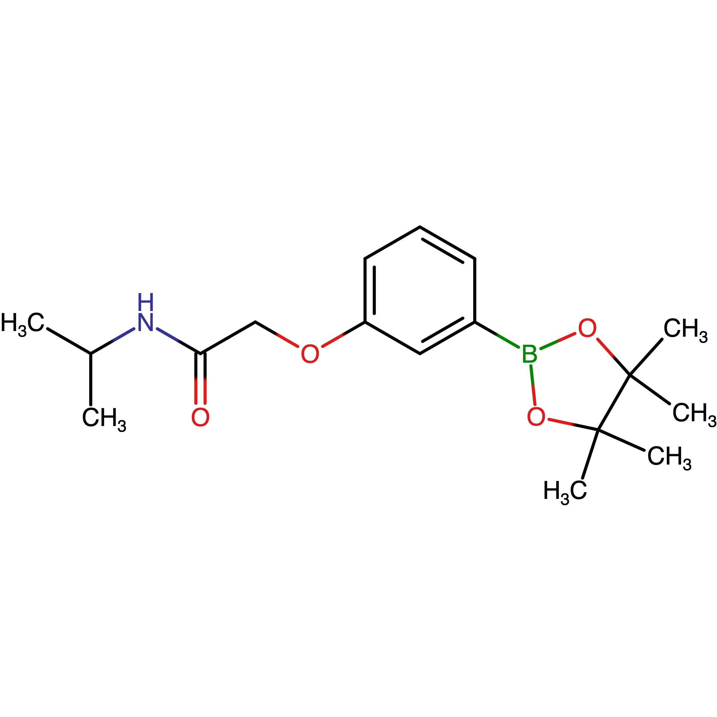 CAS 1595290-47-3 | N-Propan-2-yl-2-[3-(4,4,5,5-tetramethyl-1,3,2-dioxaborolan-2-yl)phenoxy]acetamide | MFCD29059360