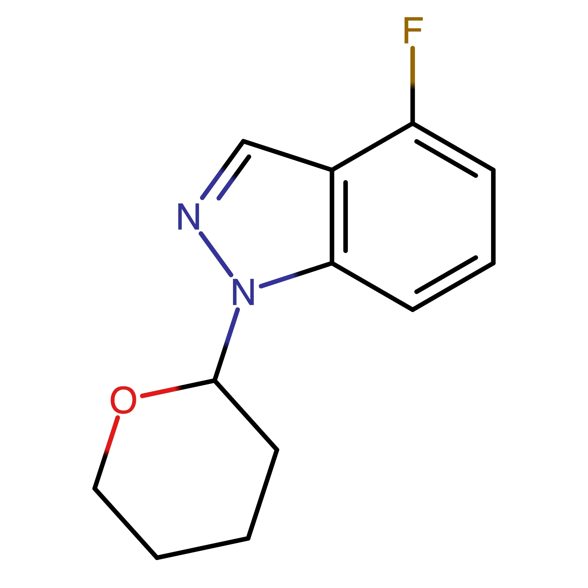 CAS 1178903-32-6 | 4-Fluoro-1-(tetrahydro-2H-pyran-2-yl)-1H-indazole