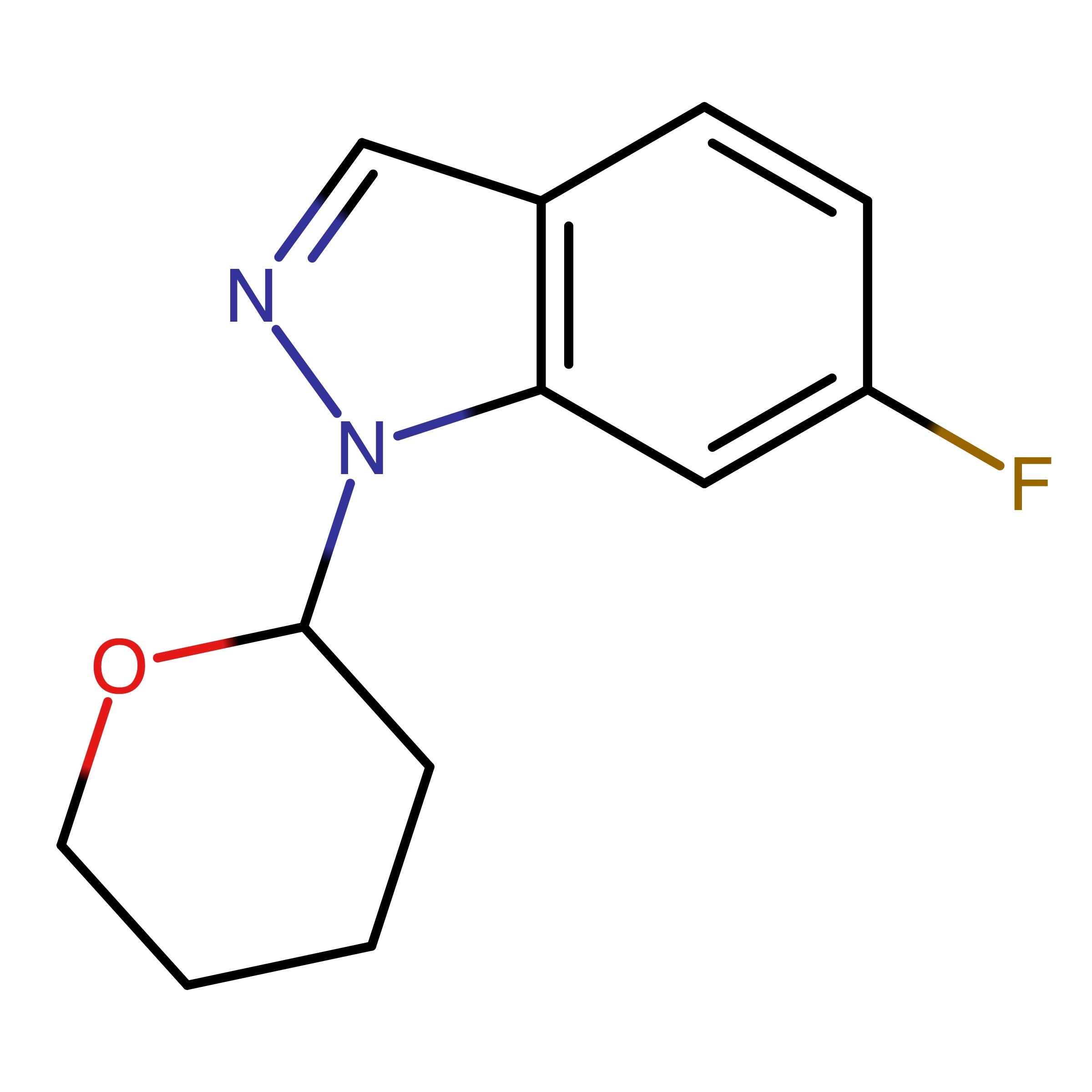 CAS 1178903-34-8 | 6-Fluoro-1-(tetrahydro-2H-pyran-2-yl)-1H-indazole