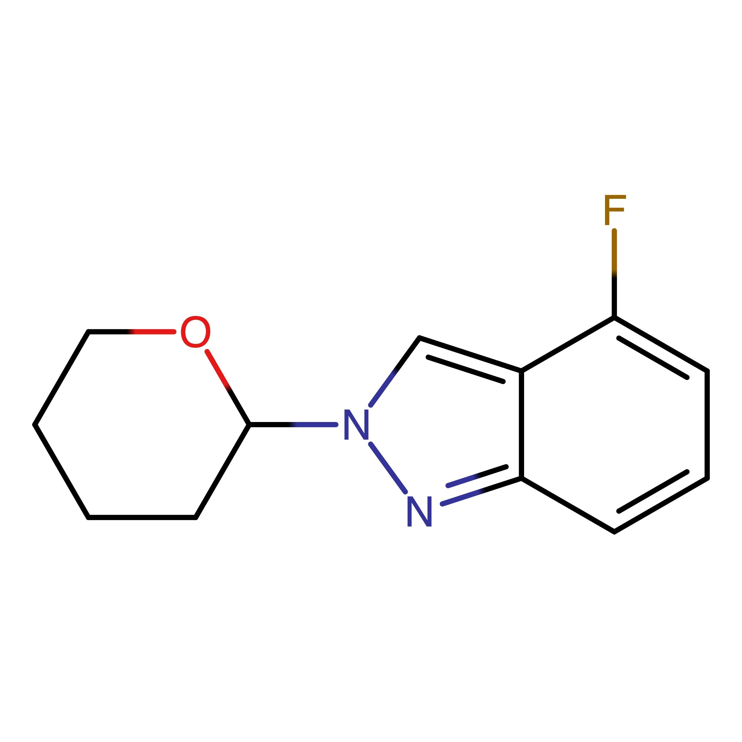 CAS 1178903-43-9 | 4-Fluoro-2-(tetrahydro-2H-pyran-2-yl)-2H-indazole