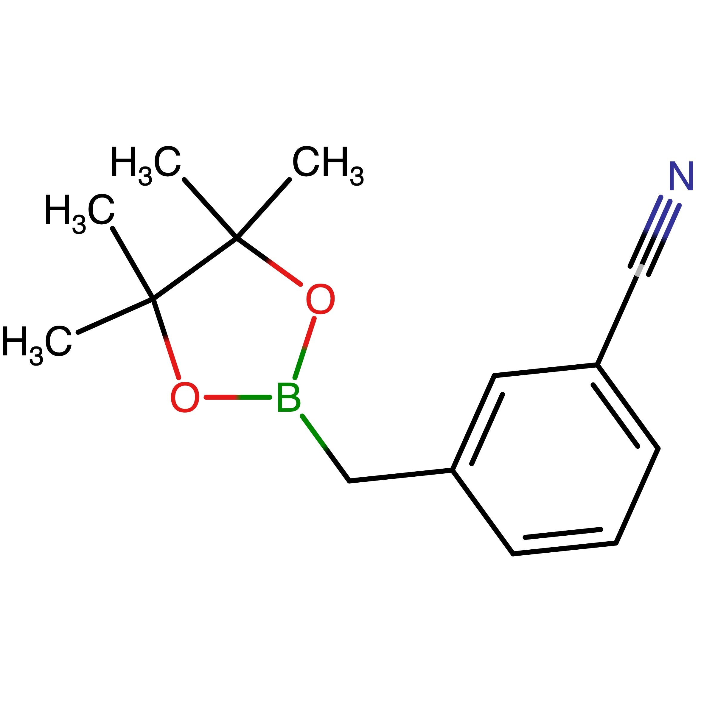 CAS 517920-57-9 | 3-[(4,4,5,5-Tetramethyl-1,3,2-dioxaborolan-2-yl)methyl]benzonitrile | MFCD22577285