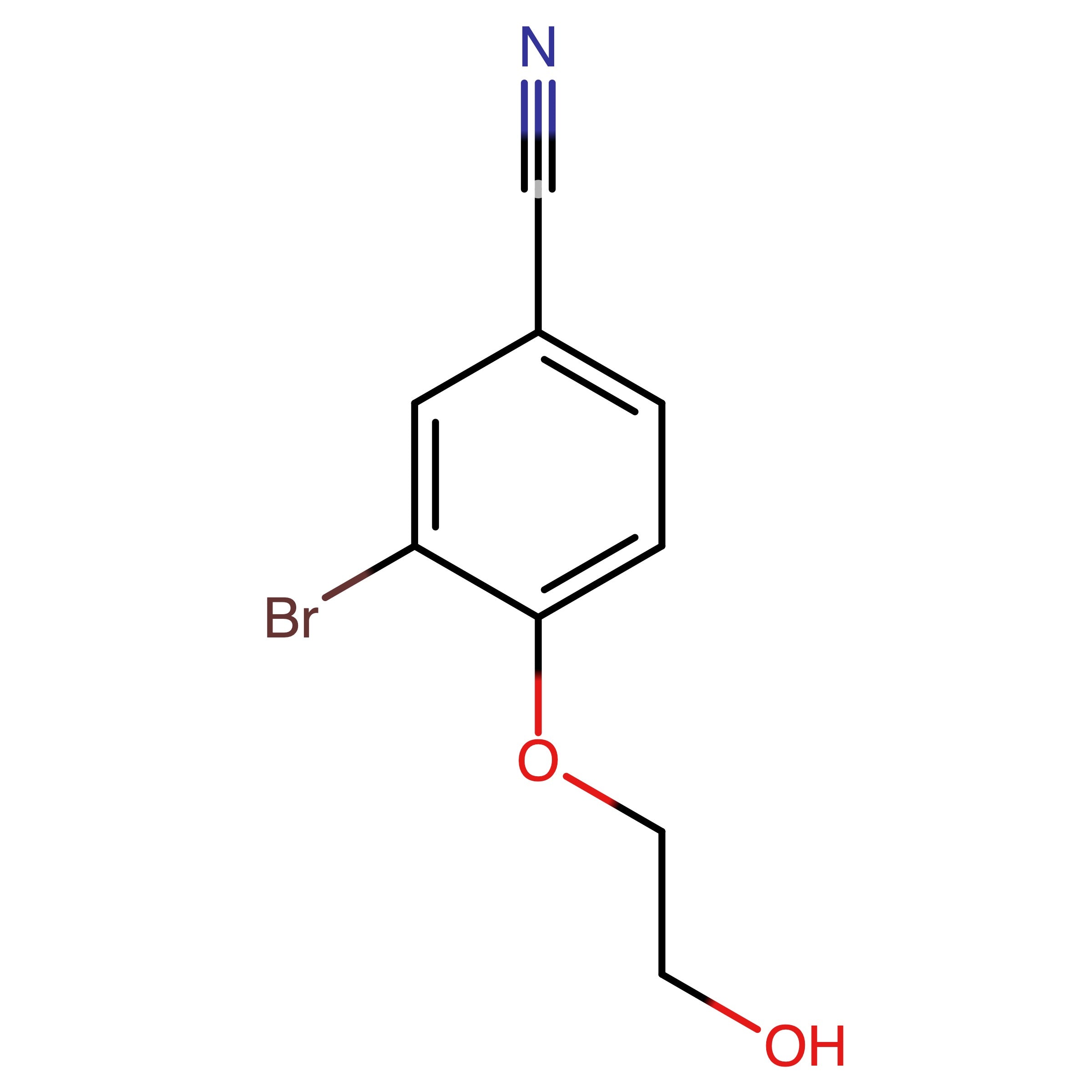 CAS 325147-43-1 | 3-Bromo-4-(2-hydroxyethoxy)benzonitrile