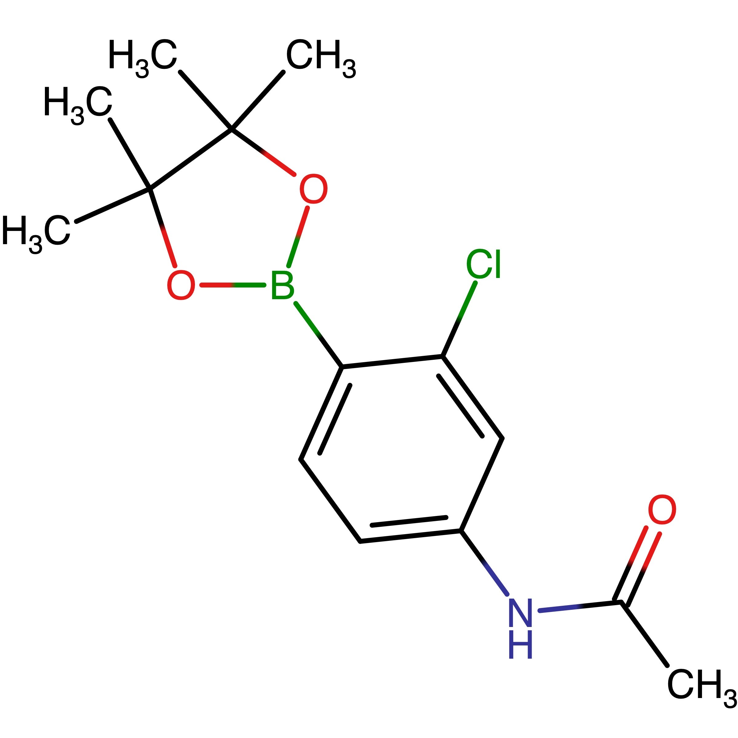 CAS 844501-78-6 | N-[3-Chloro-4-(4,4,5,5-tetramethyl-1,3,2-dioxaborolan-2-yl)phenyl]acetamide | MFCD22494239