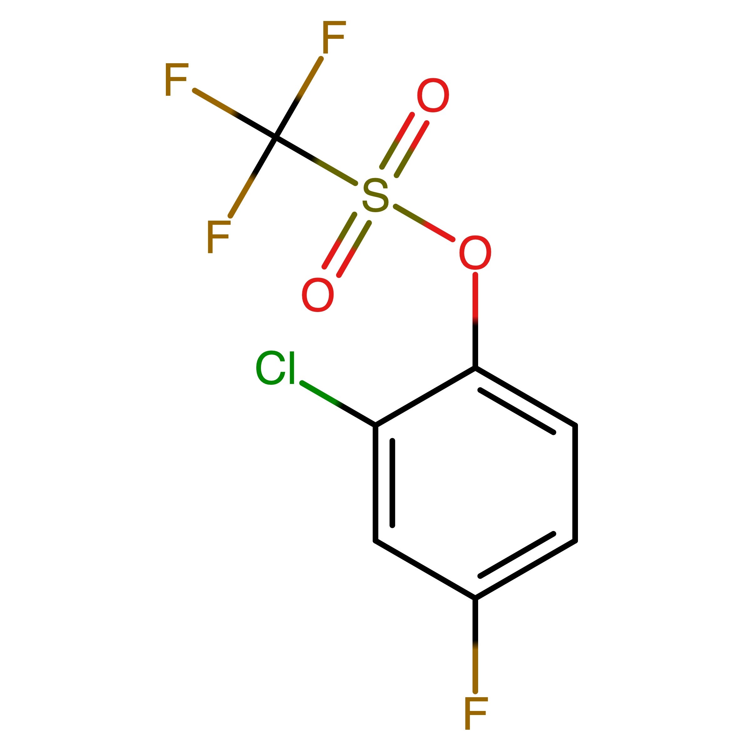 CAS 198206-02-9 | 2-Chloro-4-fluorophenyl trifluoromethanesulfonate