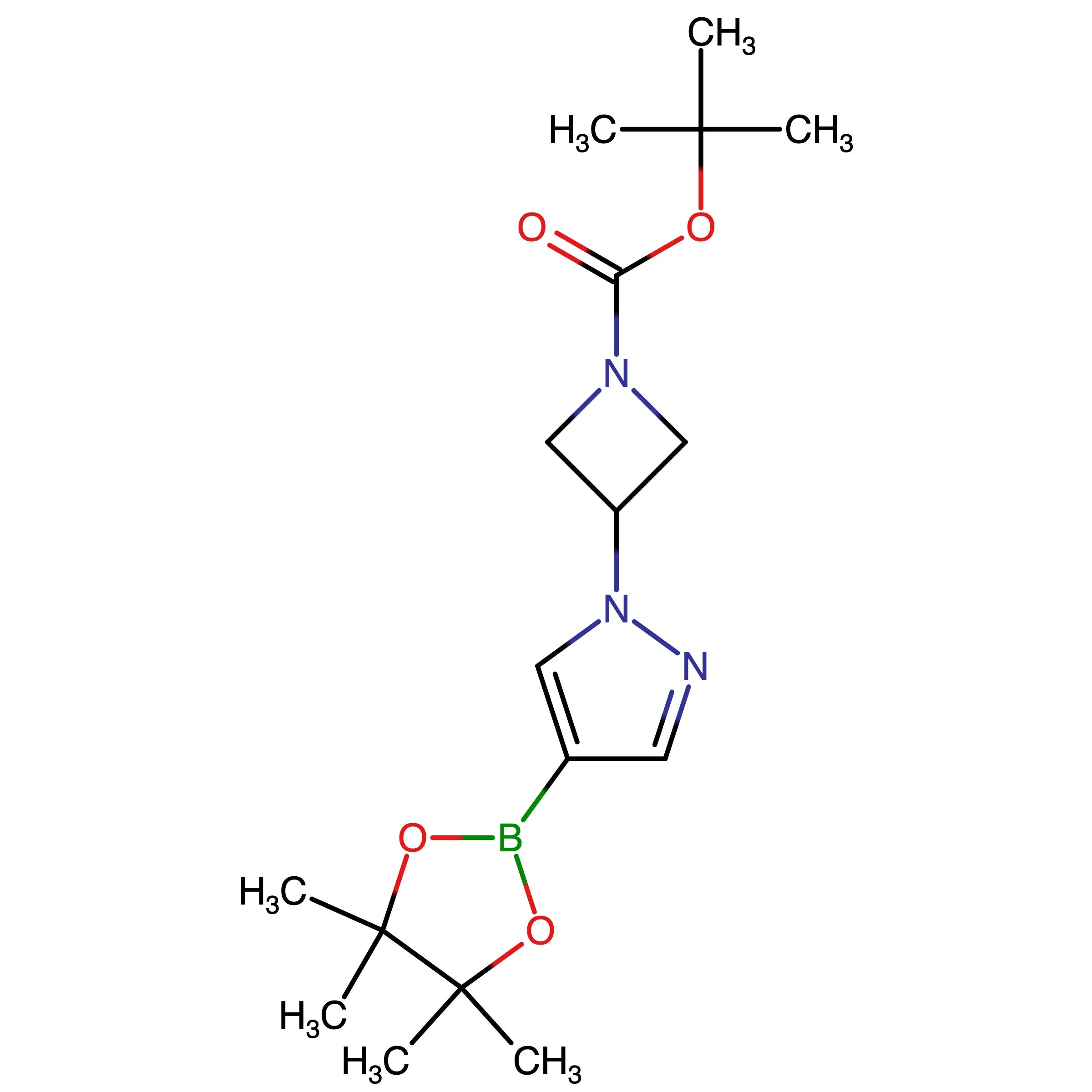 CAS 877399-35-4 | tert-Butyl 3-[4-(4,4,5,5-tetramethyl-1,3,2-dioxaborolan-2-yl)-1H-pyrazol-1-yl]azetidine-1-carboxylate | MFCD18383285