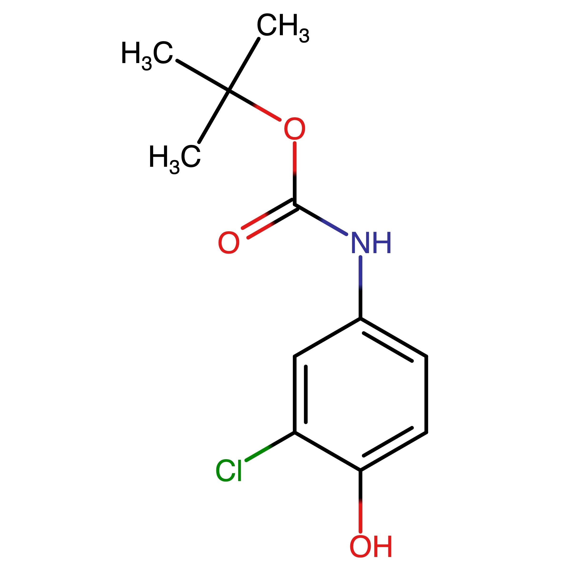 CAS 911297-03-5 | tert-Butyl n-(3-chloro-4-hydroxyphenyl)carbamate | MFCD20414539