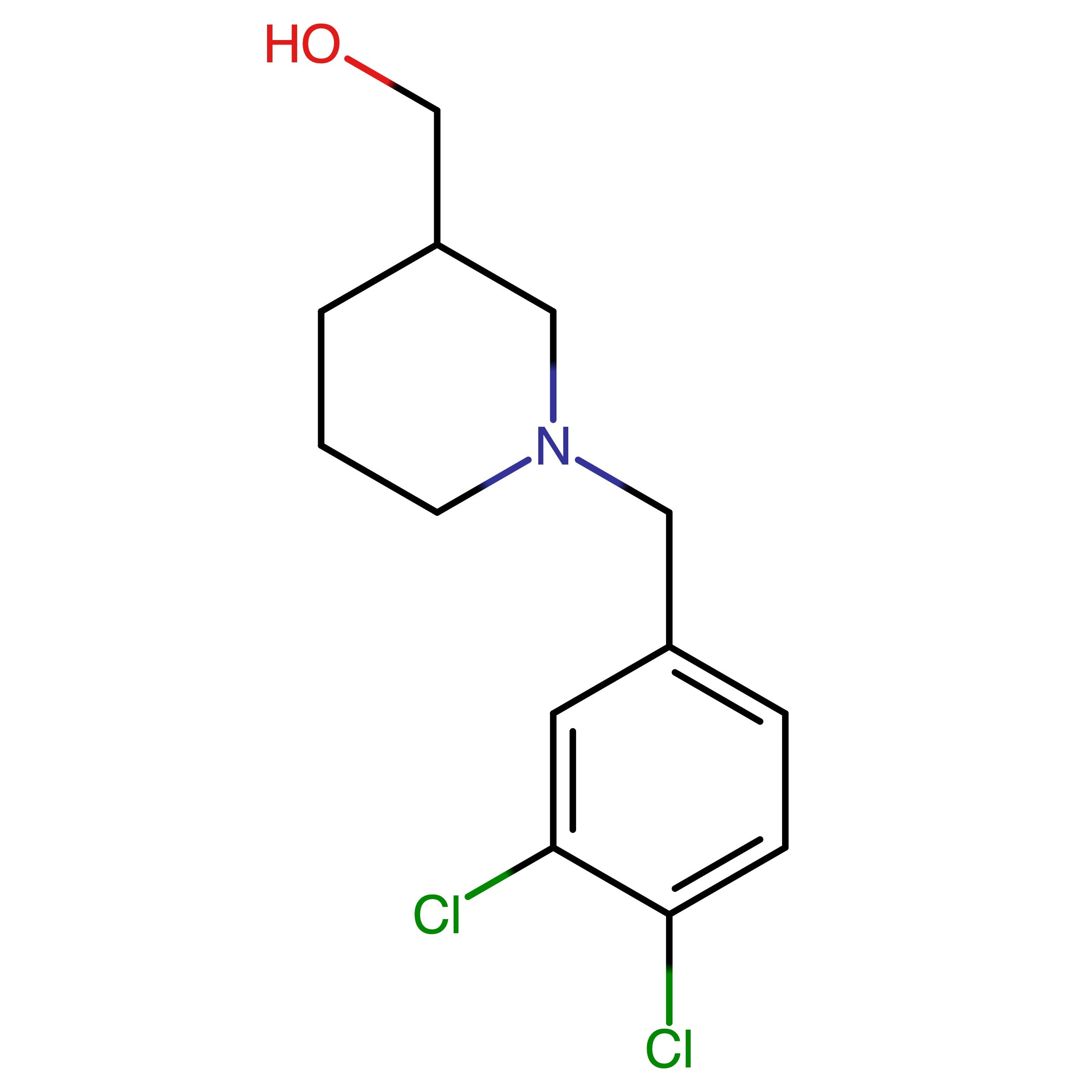 CAS 174560-99-7 | (1-(3,4-Dichlorobenzyl)piperidin-3-yl)methanol | MFCD00814295