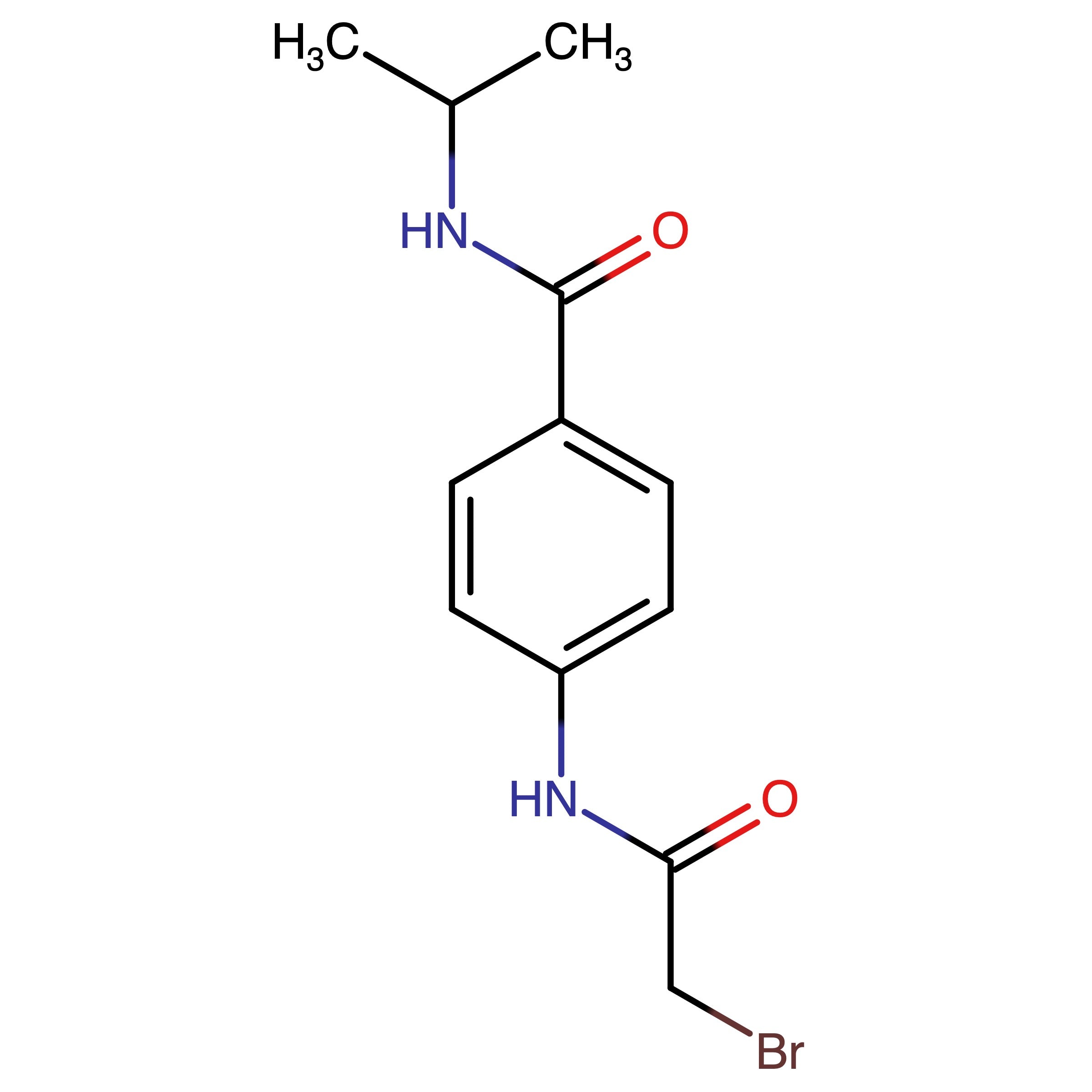 CAS 947240-24-6 | 4-(2-Bromoacetamido)-N-(propan-2-yl)benzamide