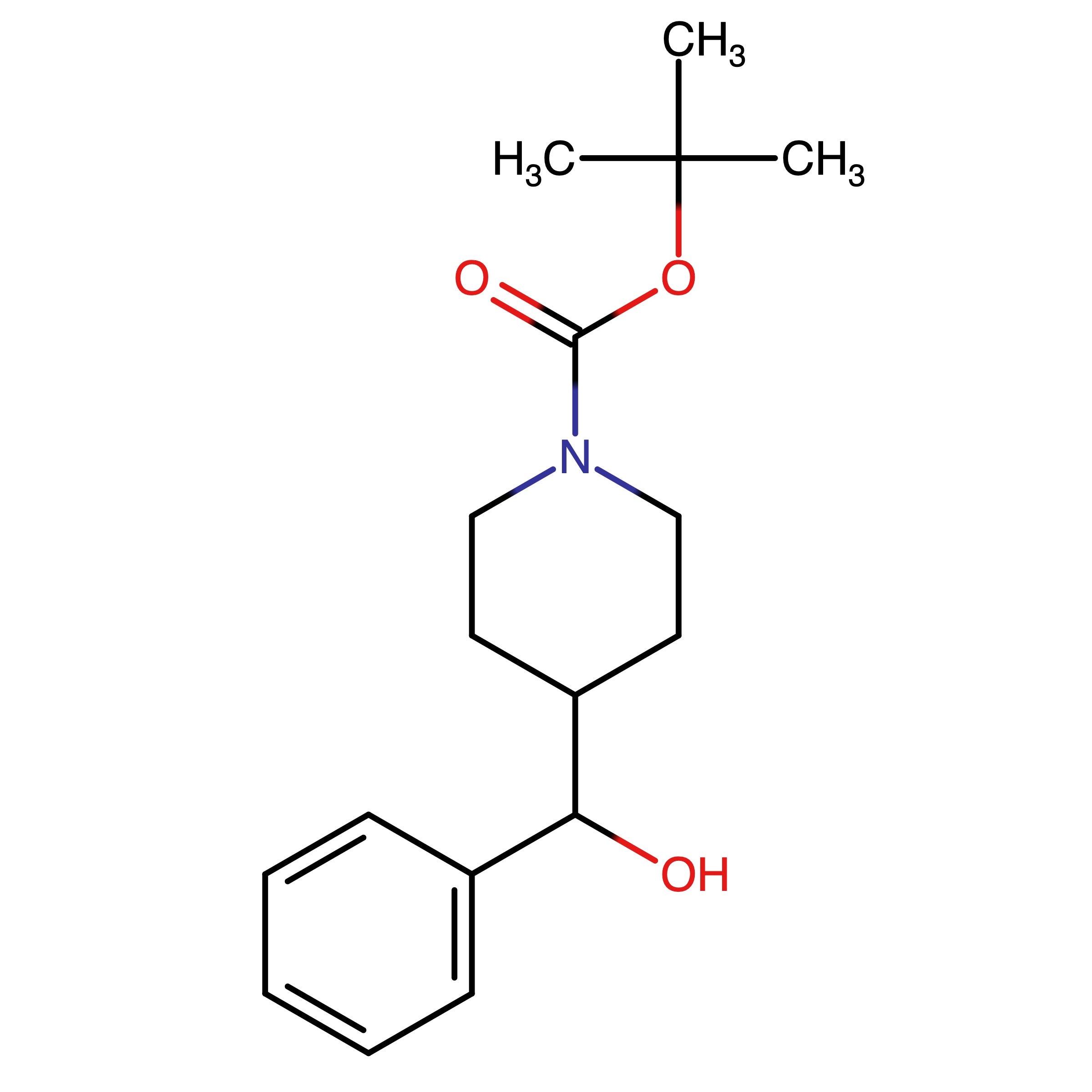CAS 269740-46-7 | tert-Butyl 4-[hydroxy(phenyl)methyl]piperidine-1-carboxylate | MFCD12912653