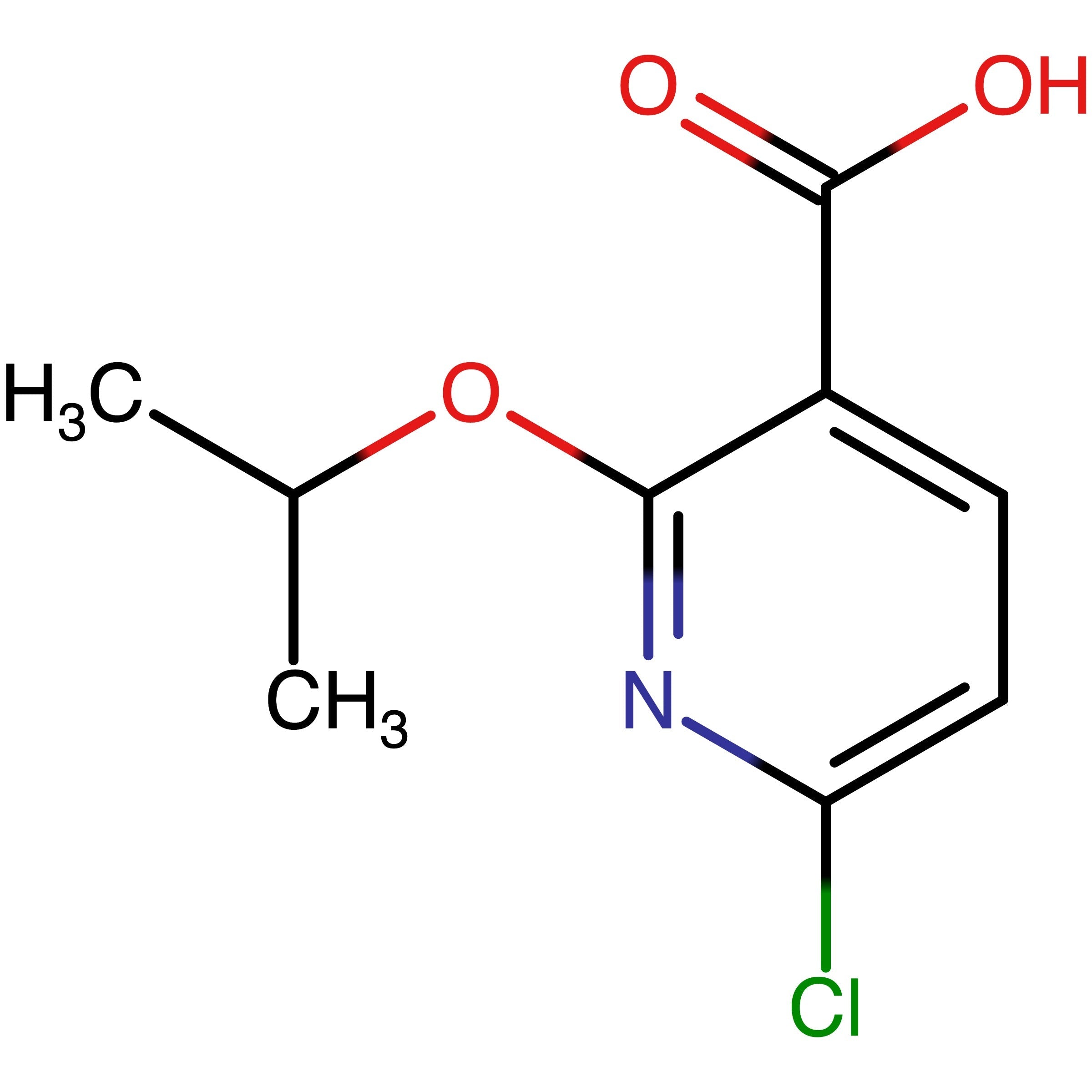 CAS 1342137-85-2 | 6-Chloro-2-(1-methylethoxy)-3-pyridinecarboxylic acid