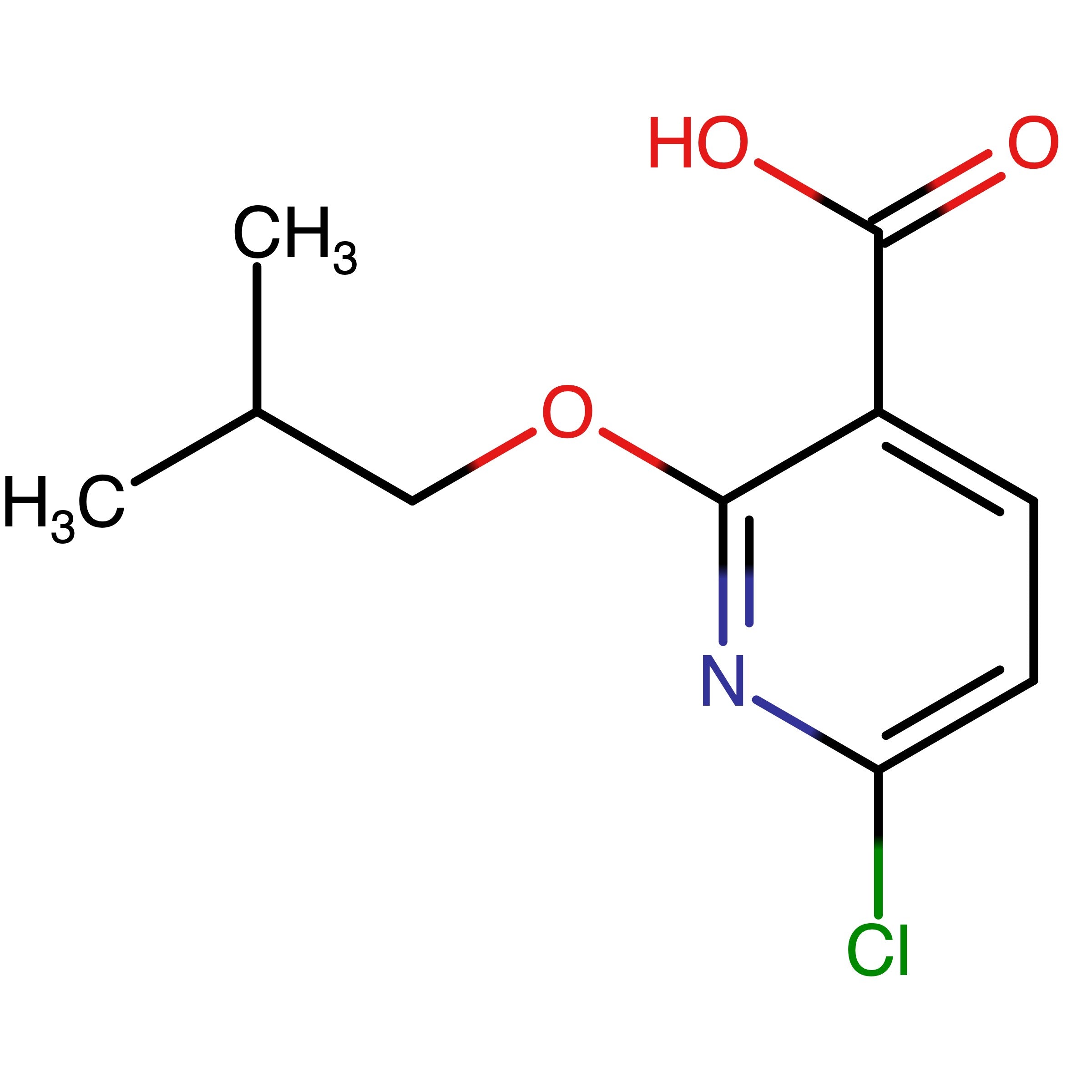CAS 1341872-13-6 | 6-Chloro-2-(2-methylpropoxy)-3-pyridinecarboxylic acid