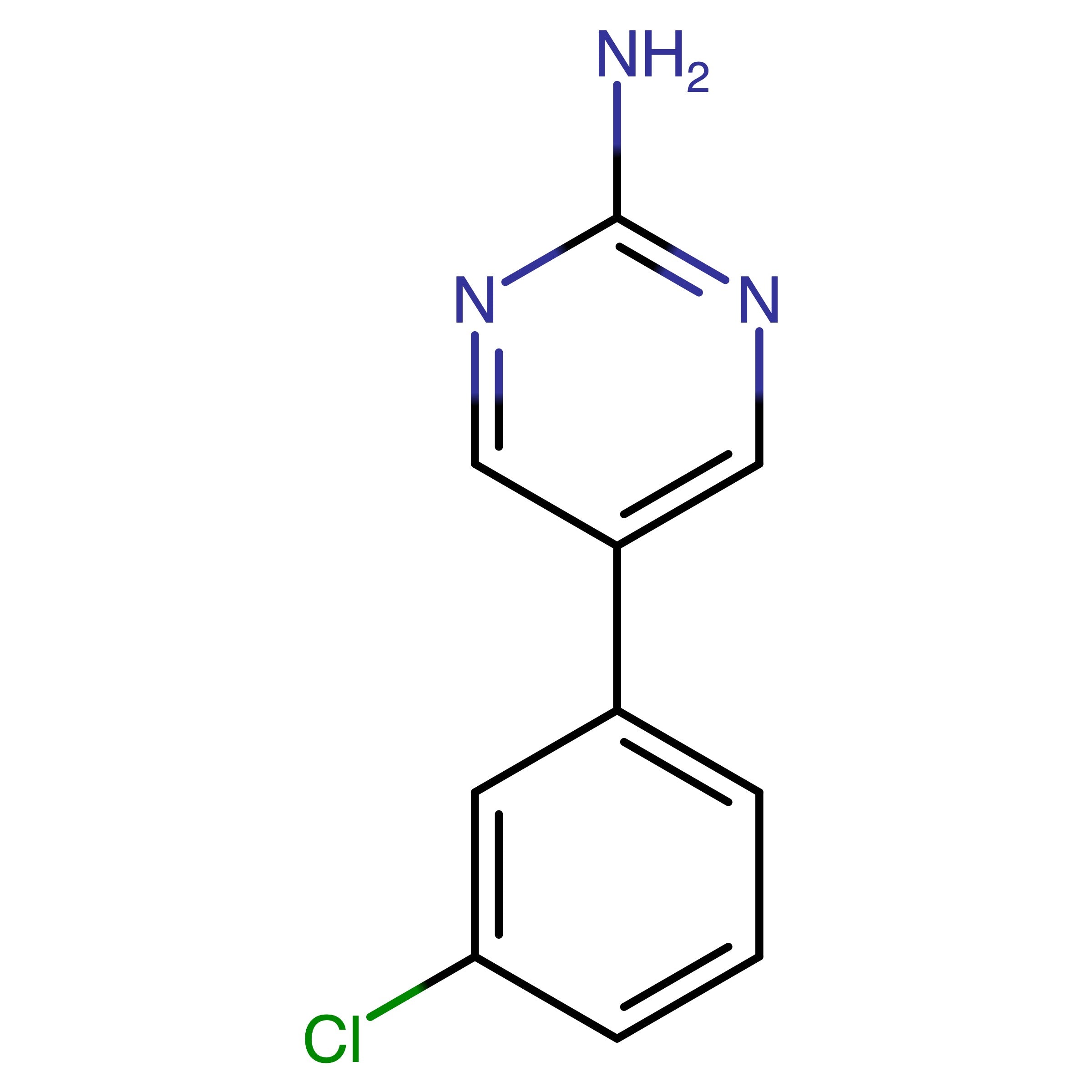 CAS 947592-43-0 | 5-(3-Chlorophenyl)-2-pyrimidinamine