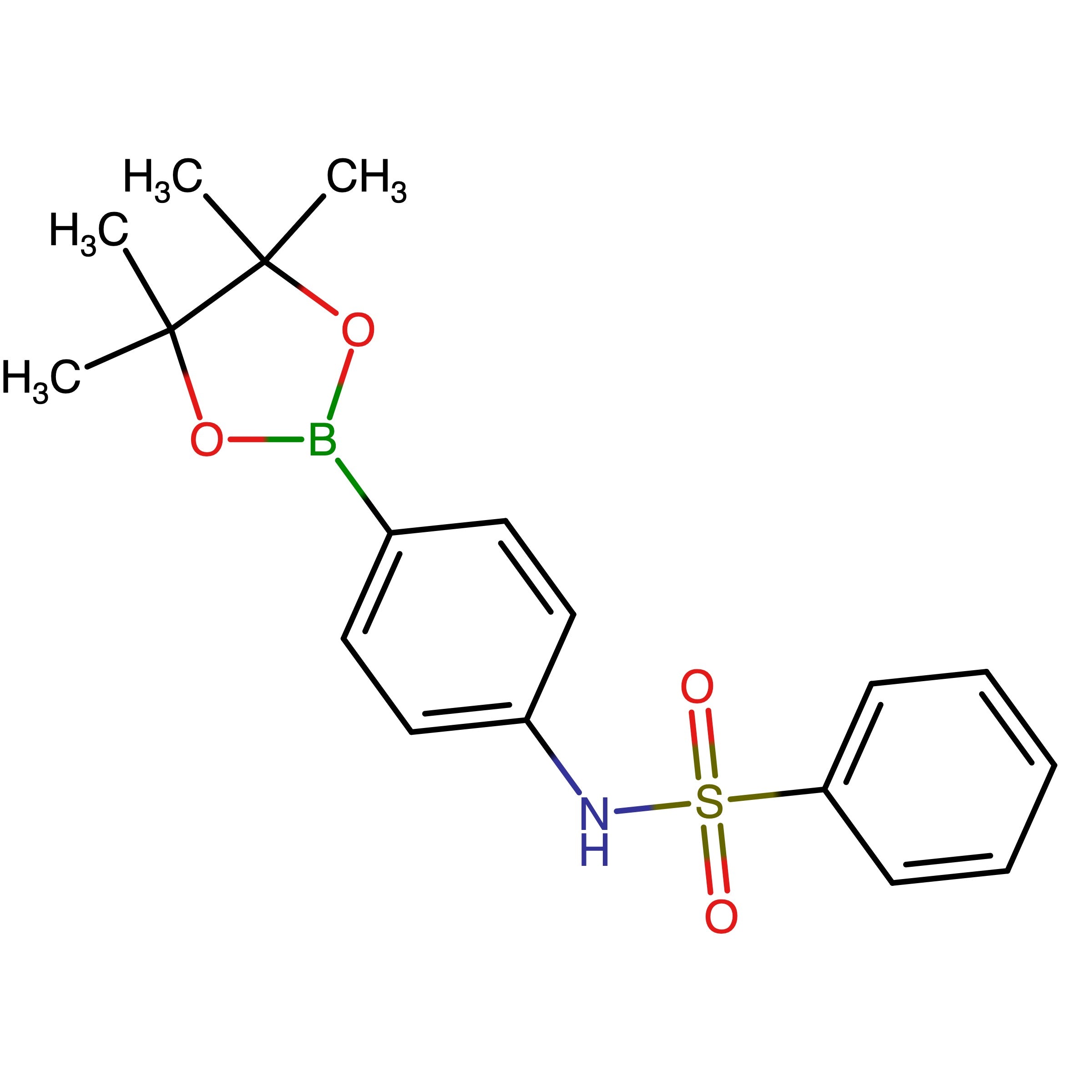 CAS 914606-88-5 | N-[4-(4,4,5,5-Tetramethyl-1,3,2-dioxaborolan-2-yl)phenyl]benzenesulfonamide | MFCD22494428