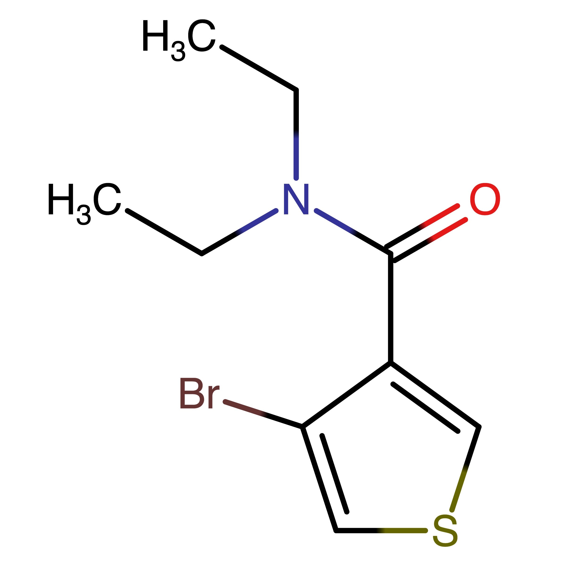 CAS 1647121-18-3 | 4-Bromo-N,N-diethyl-3-thiophenecarboxamide