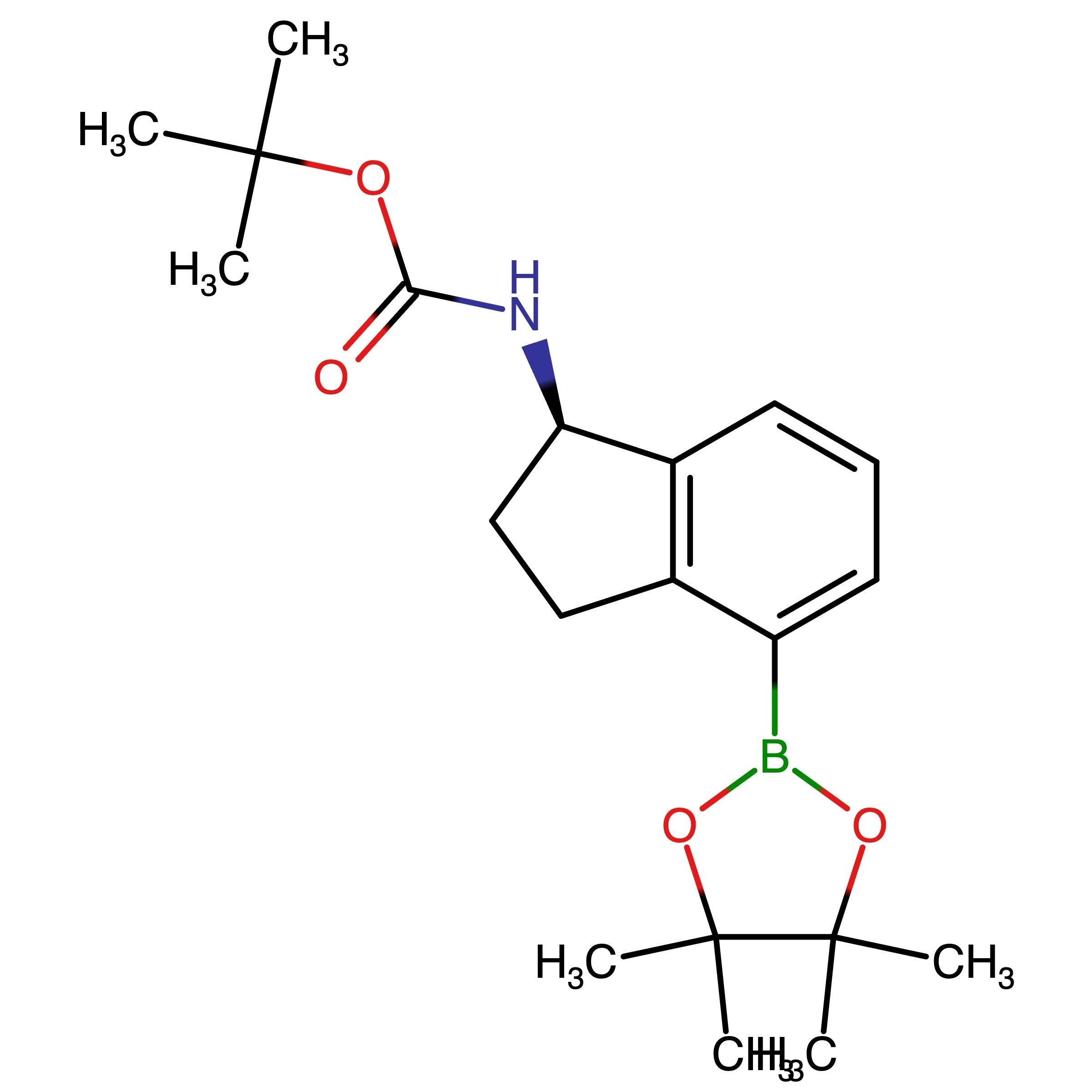 CAS 1307231-04-4 | tert-Butyl (R)-(4-(4,4,5,5-tetramethyl-1,3,2-dioxaborolan-2-yl)-2,3-dihydro-1H-inden-1-yl)carbamate