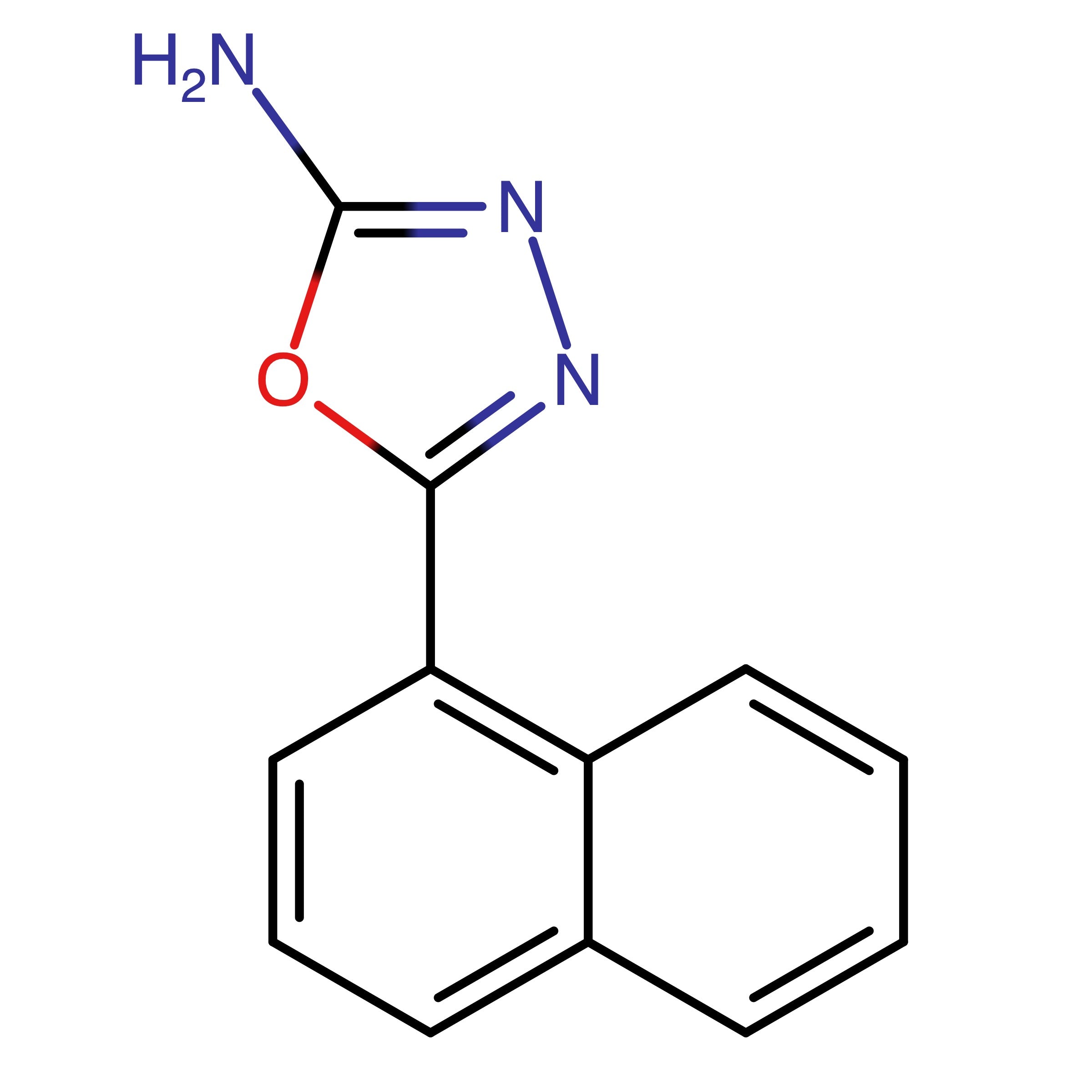 CAS 1016494-31-7 | 5-(Naphthalen-1-yl)-1,3,4-oxadiazol-2-amine | MFCD09812391