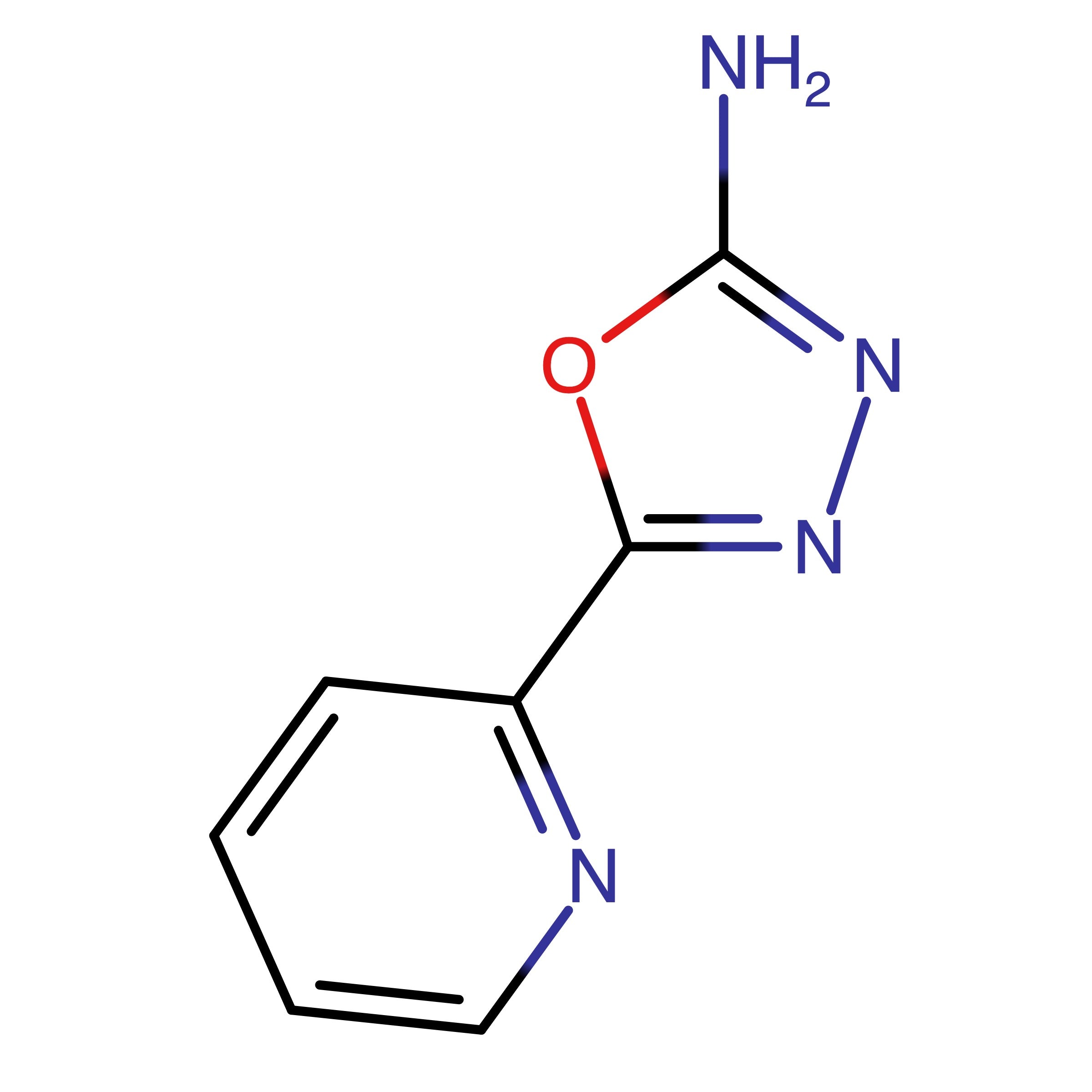 CAS 5711-72-8 | 5-(Pyridin-2-yl)-1,3,4-oxadiazol-2-amine | MFCD01710636