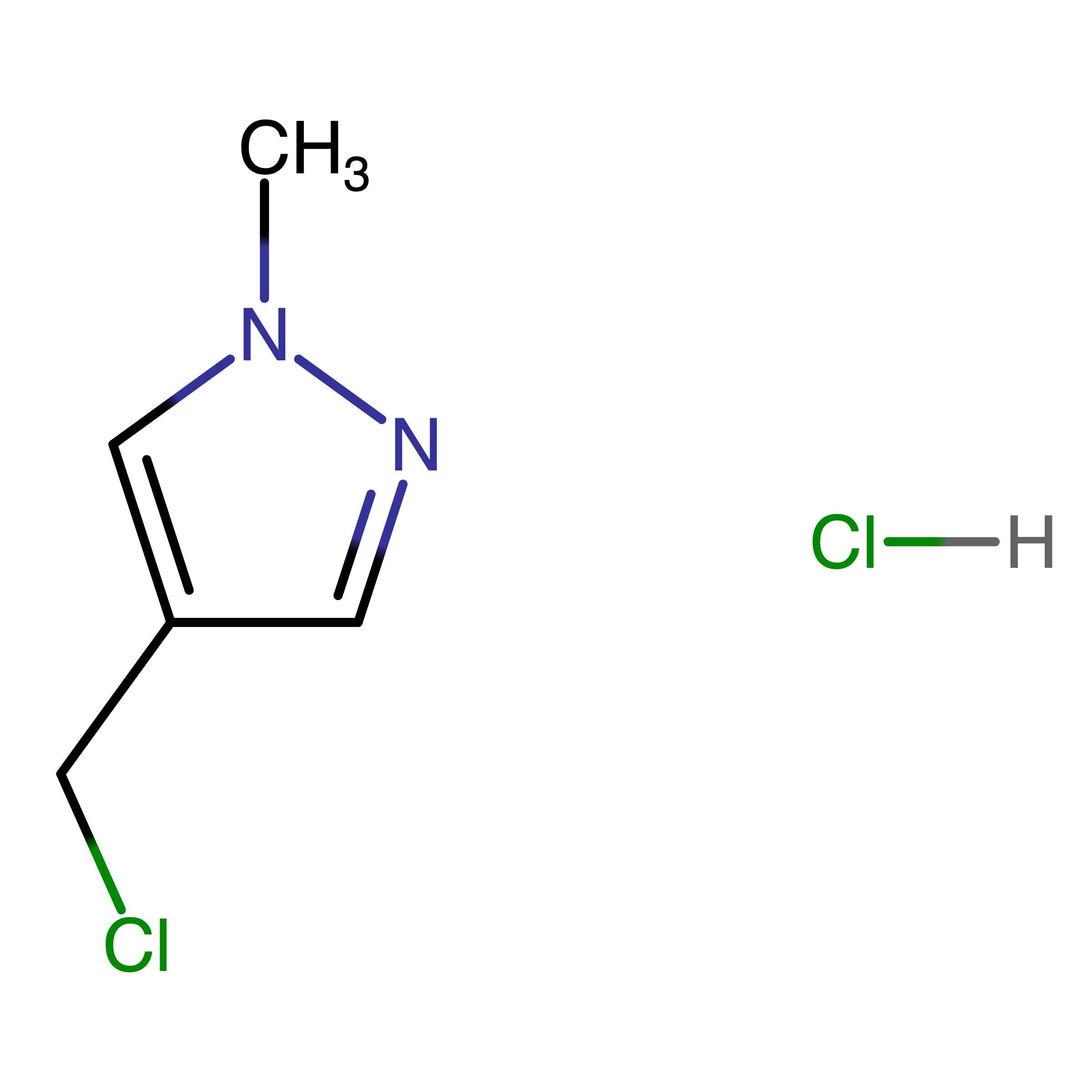 CAS 154312-86-4 | 4-(Chloromethyl)-1-methyl-1H-pyrazole hydrochloride | MFCD19104829