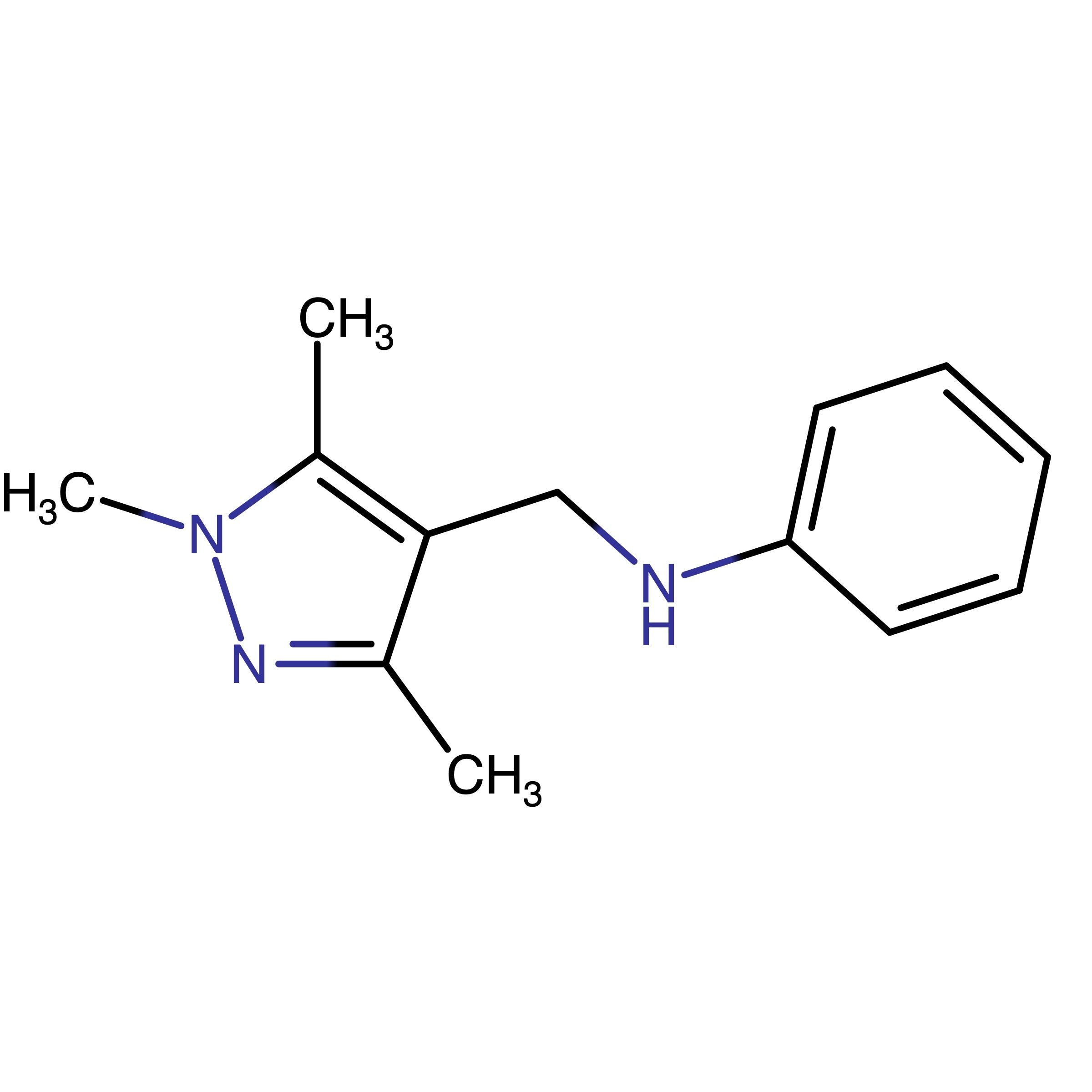 CAS 1152894-90-0 | N-((1,3,5-Trimethyl-1H-pyrazol-4-yl)methyl)aniline | MFCD11157251