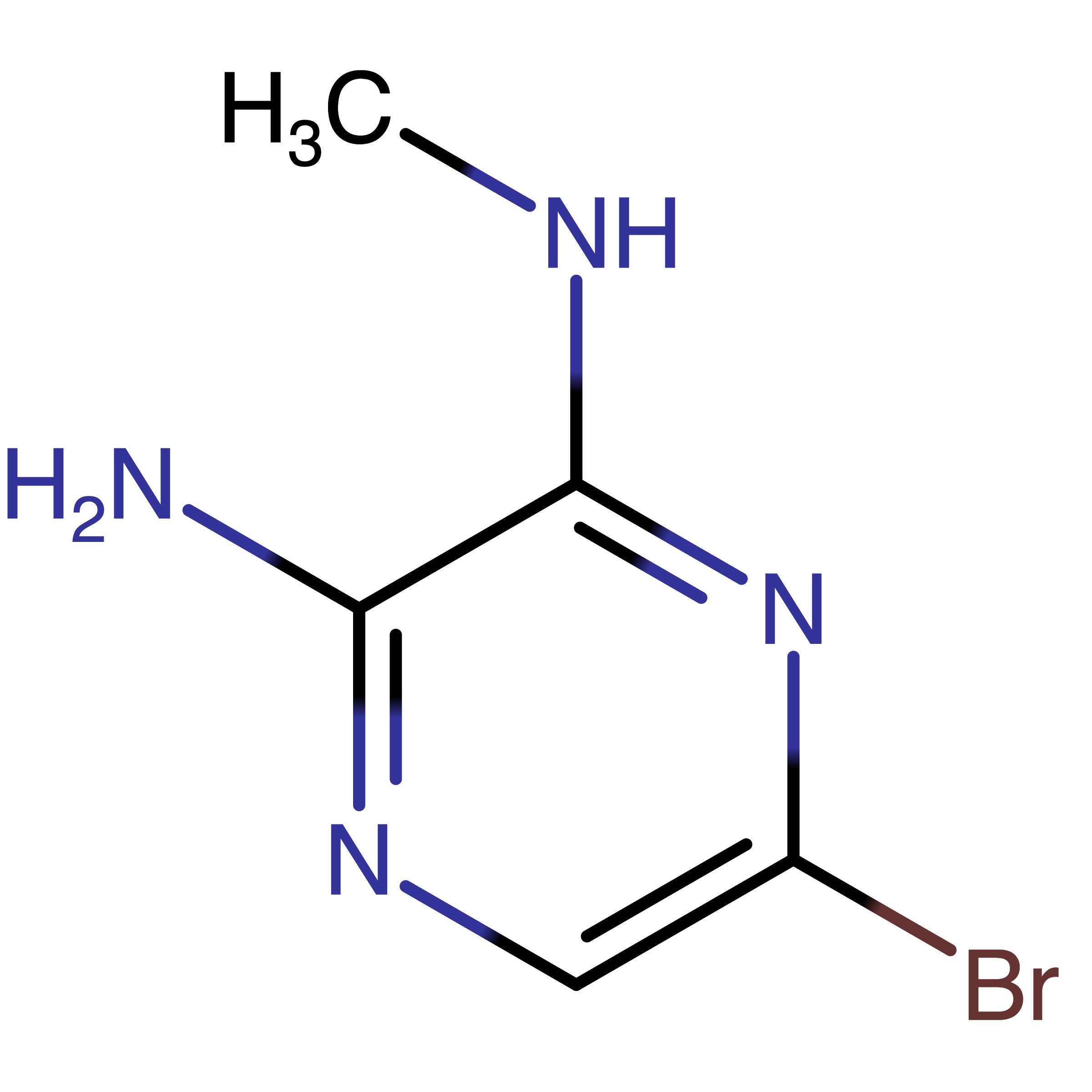 CAS 55635-63-7 | 2-Amino-5-bromo-3-(methylamino)pyrazine | MFCD08056163