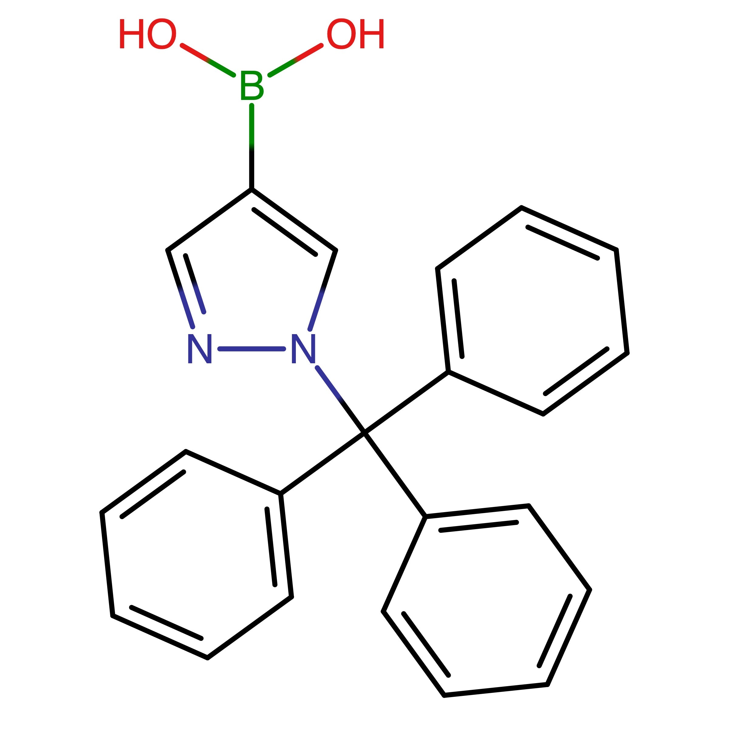 CAS 207307-51-5 | [1-(Triphenylmethyl)-1H-pyrazol-4-yl]boronic acid | MFCD22571854