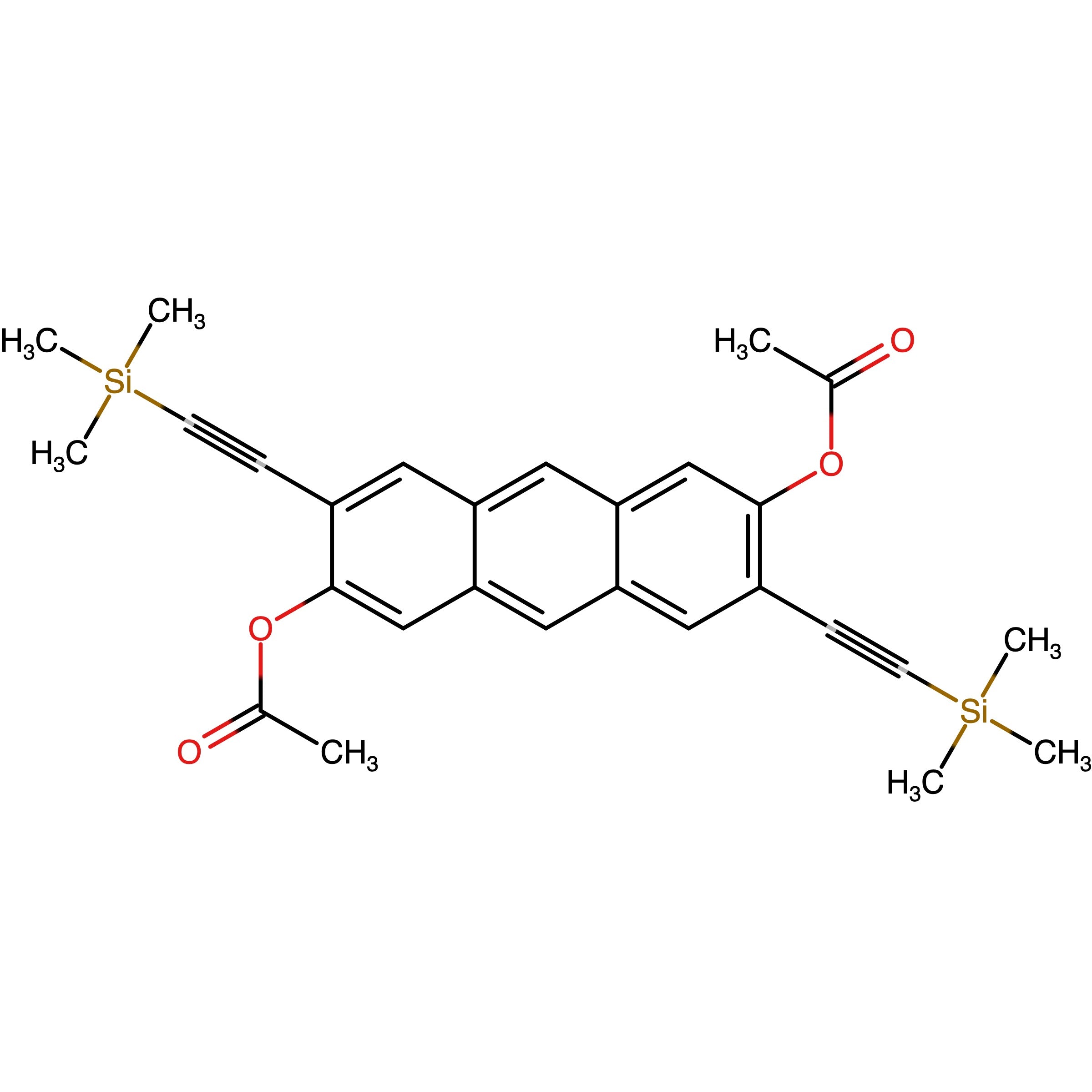 CAS 1397972-16-5 | 2,6-Diacetoxy-3,7-bis(trimethylsilylethynyl)anthracene