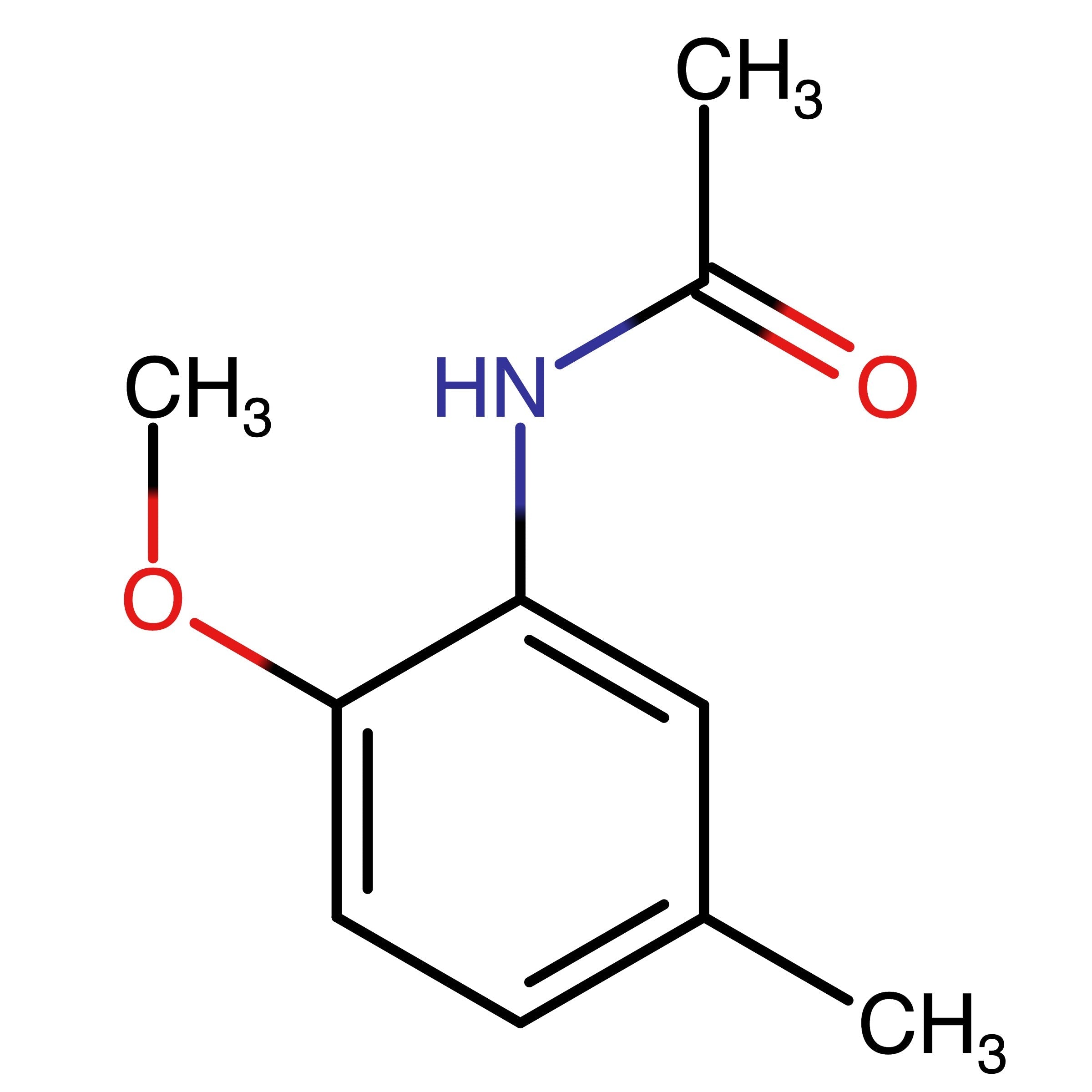CAS 6962-44-3 | N-(2-methoxy-5-methylphenyl)acetamide | MFCD00043825
