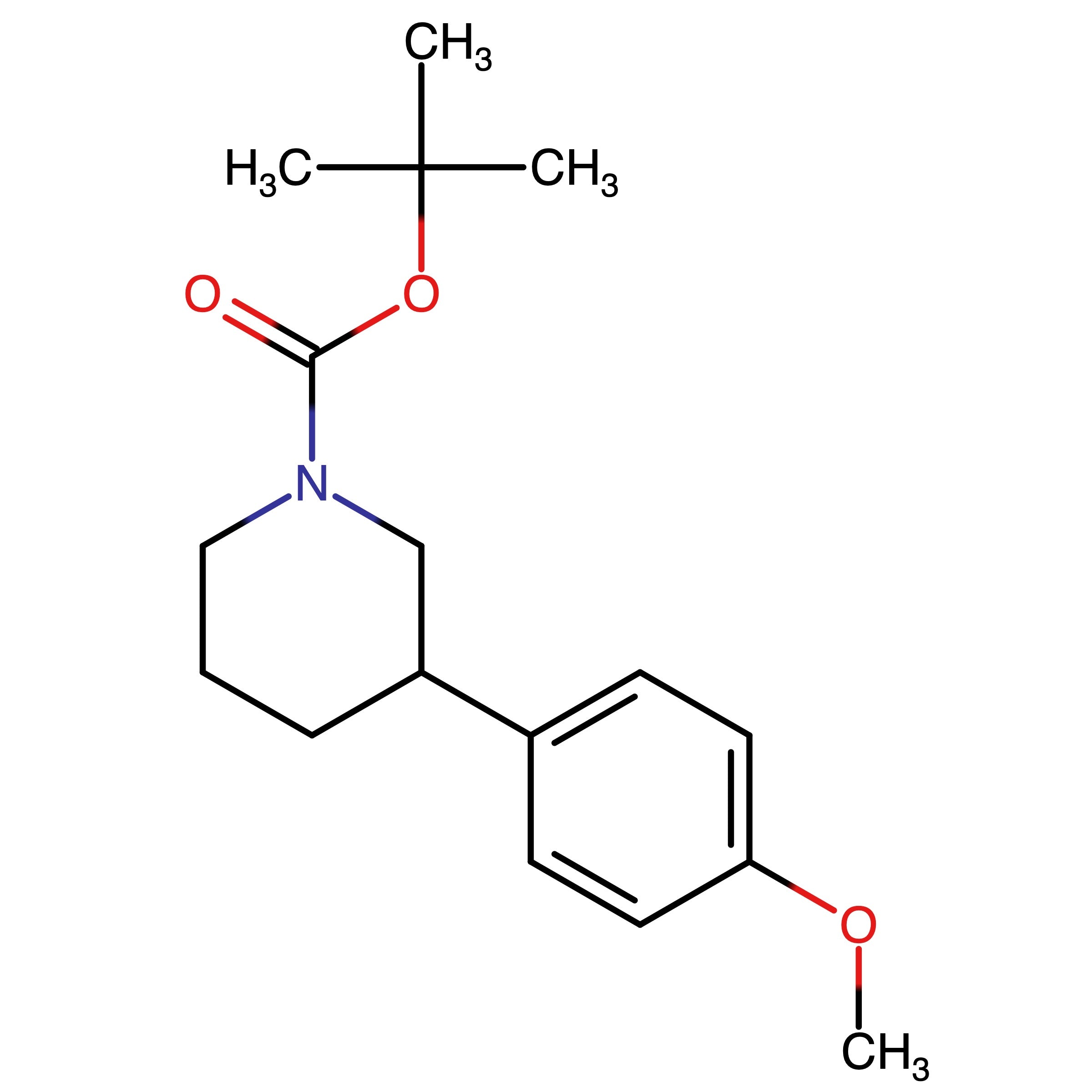 CAS 1463887-97-9 | tert-Butyl 3-(4-methoxyphenyl)piperidine-1-carboxylate
