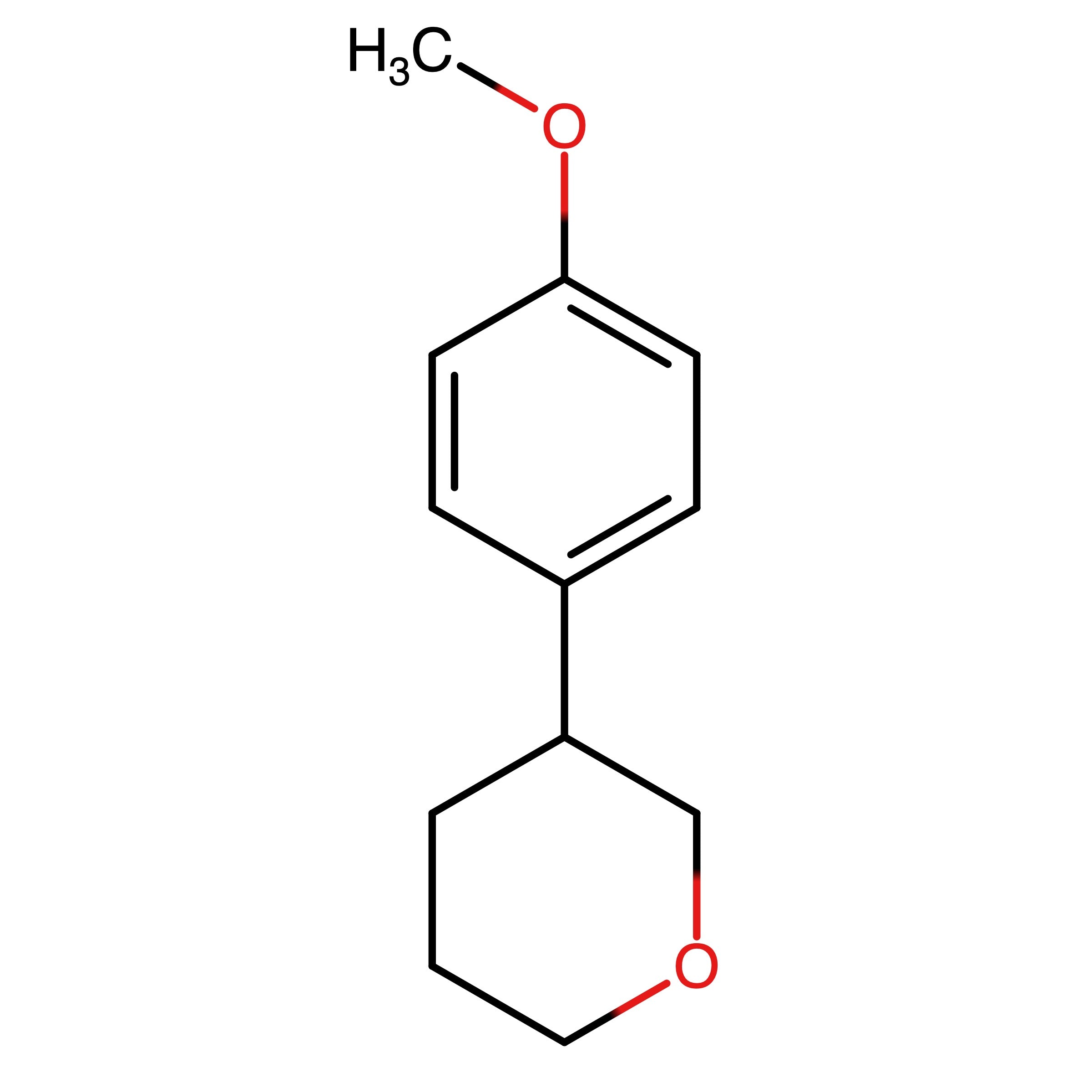 CAS 1612156-01-0 | 3-(4-Methoxyphenyl)tetrahydro-2H-pyran
