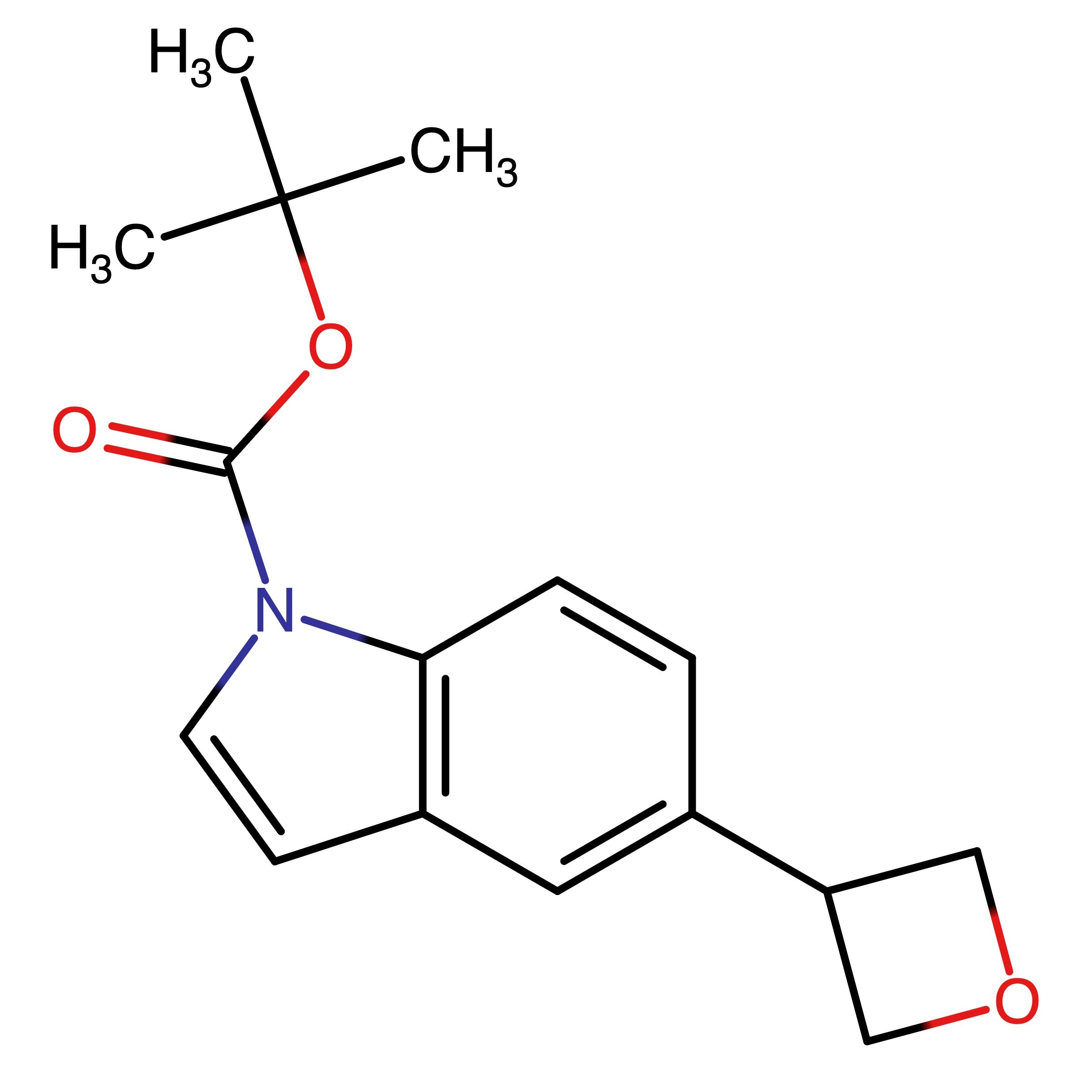 CAS 1612156-13-4 | tert-Butyl 5-(oxetan-3-yl)-1H-indole-1-carboxylate