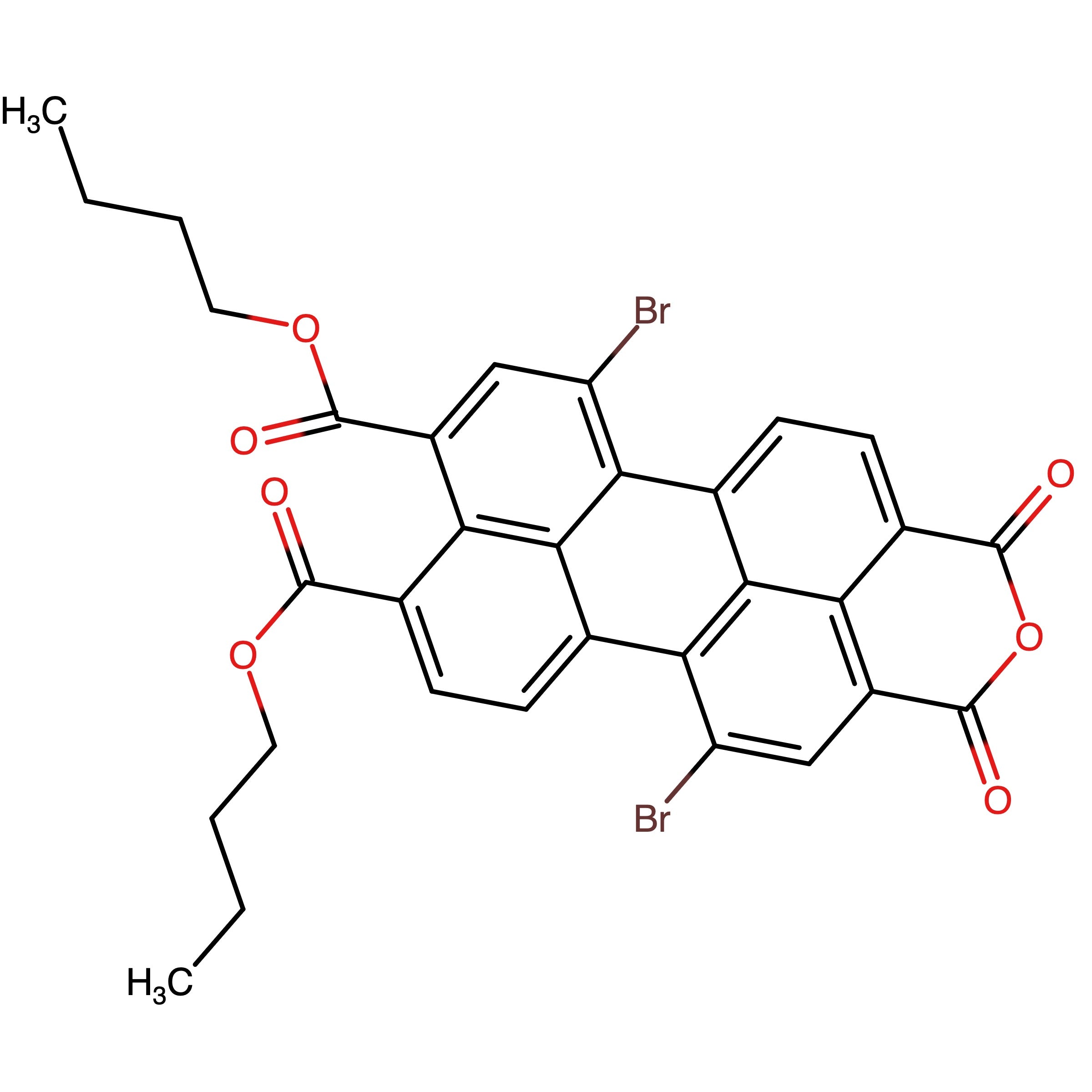 CAS 1470407-19-2 | Dibutyl 5,11-dibromo-1,3-dioxo-1H,3H-benzo[10,5]anthra[2,1,9-def]isochromene-8,9-dicarboxylate