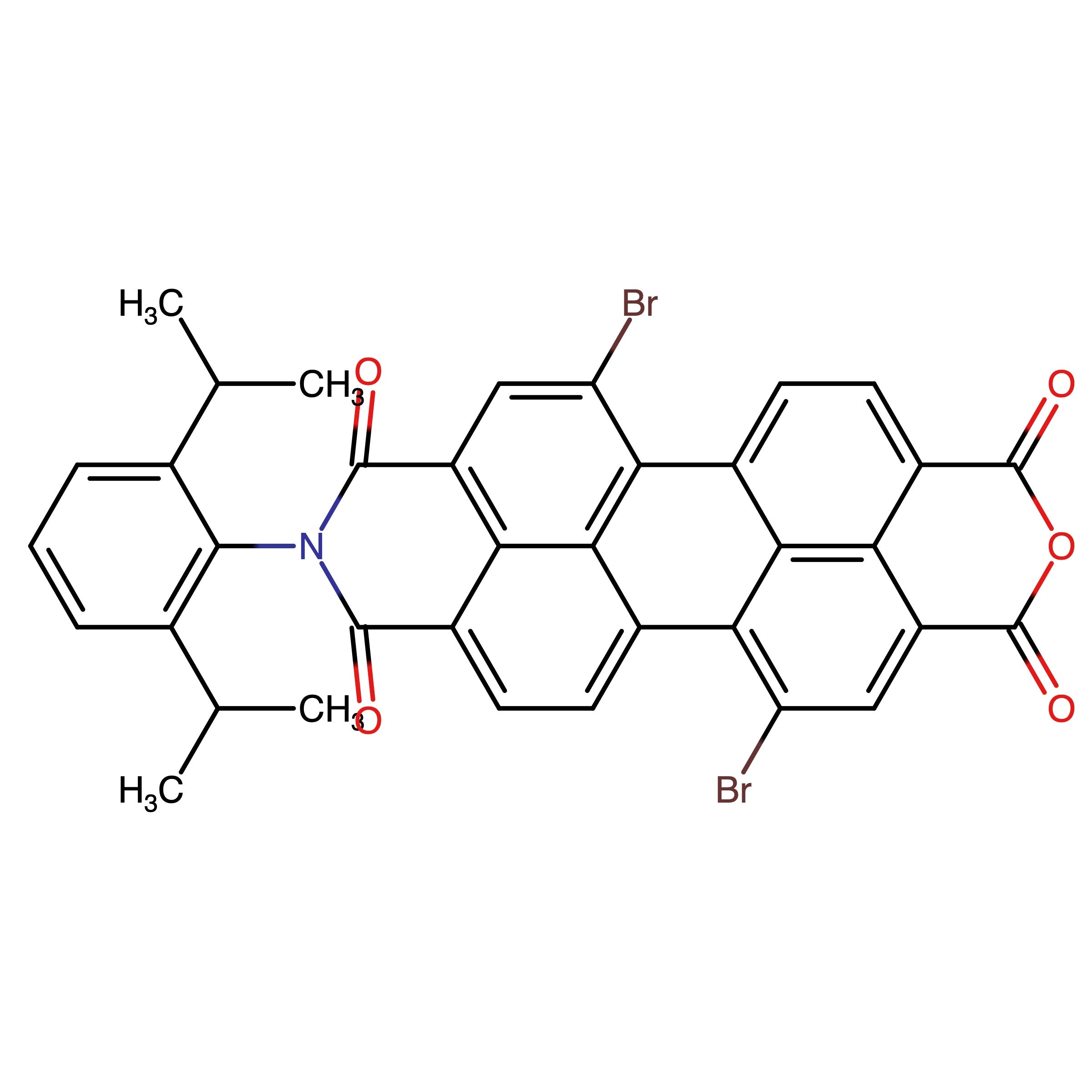 CAS 1616921-48-2 | 5,12-Dibromo-9-(2,6-diisopropylphenyl)-1H-isochromeno[6',5',4':10,5,6]anthra[2,1,9-def]isoquinoline-1,3,8,10(9H)-tetraone