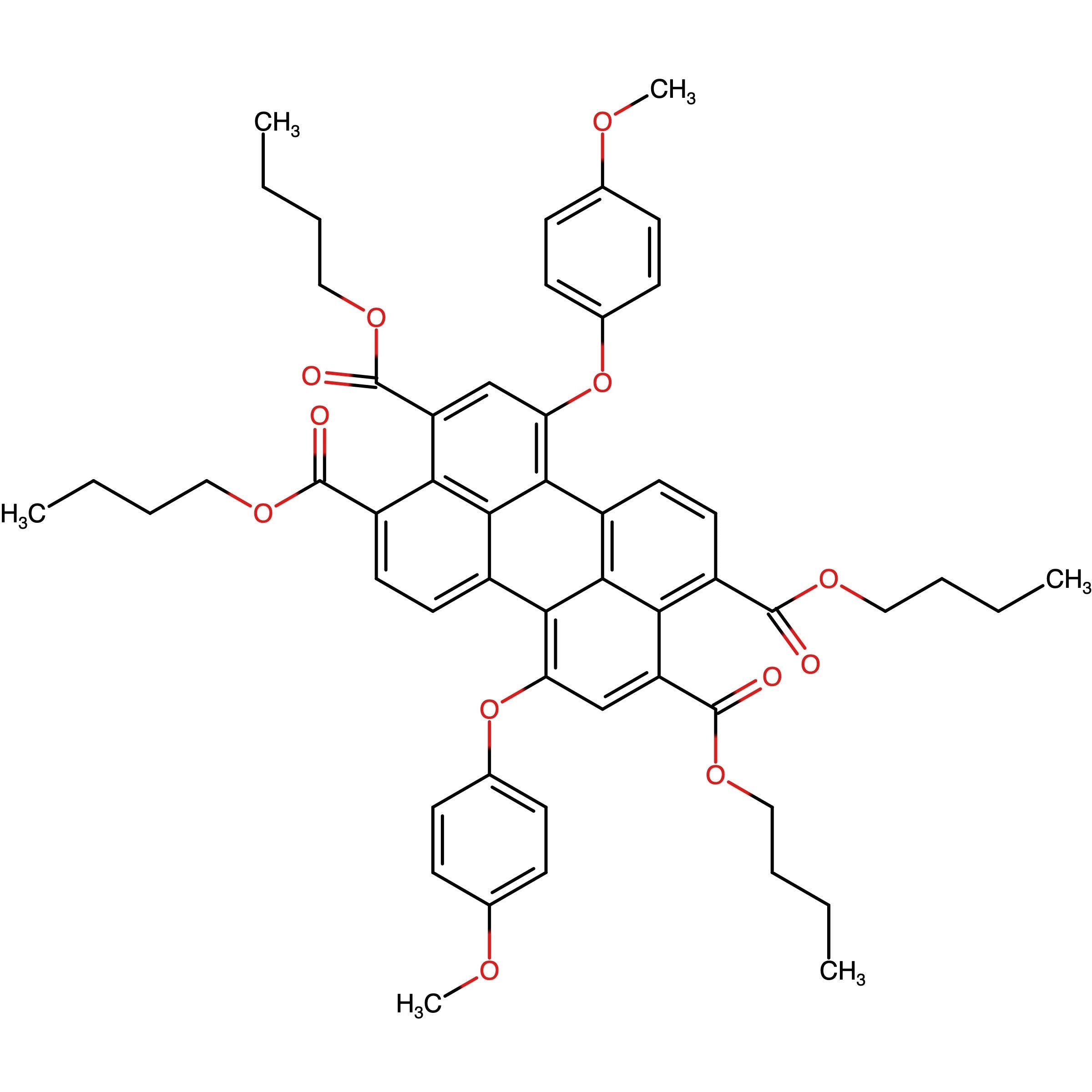 CAS 1616921-50-6 | 1,7-Di(4-methoxyphenoxy)perylene-3,4,9,10-tetracarboxylic tetrabutylester