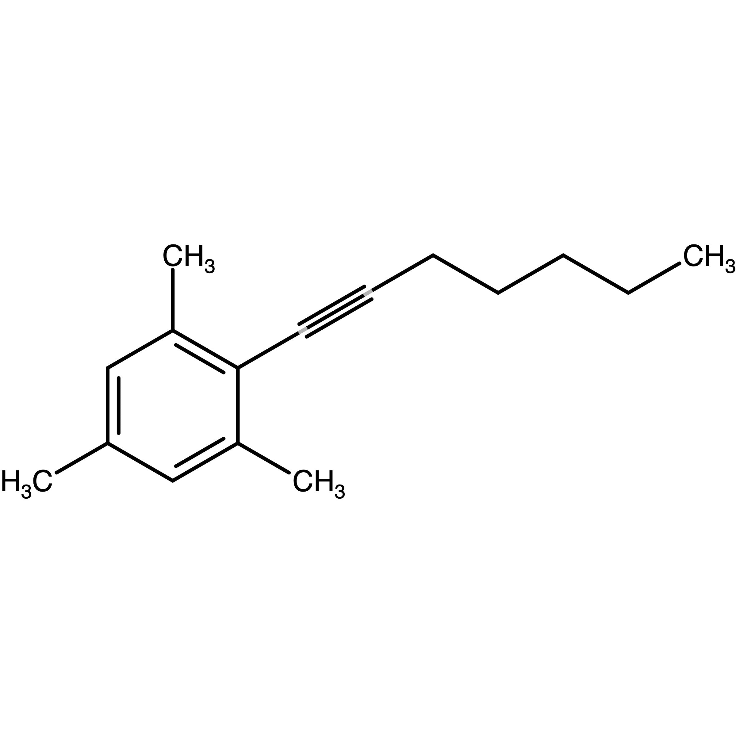 CAS 14374-48-2 | 2-(Hept-1-yn-1-yl)-1,3,5-trimethylbenzene