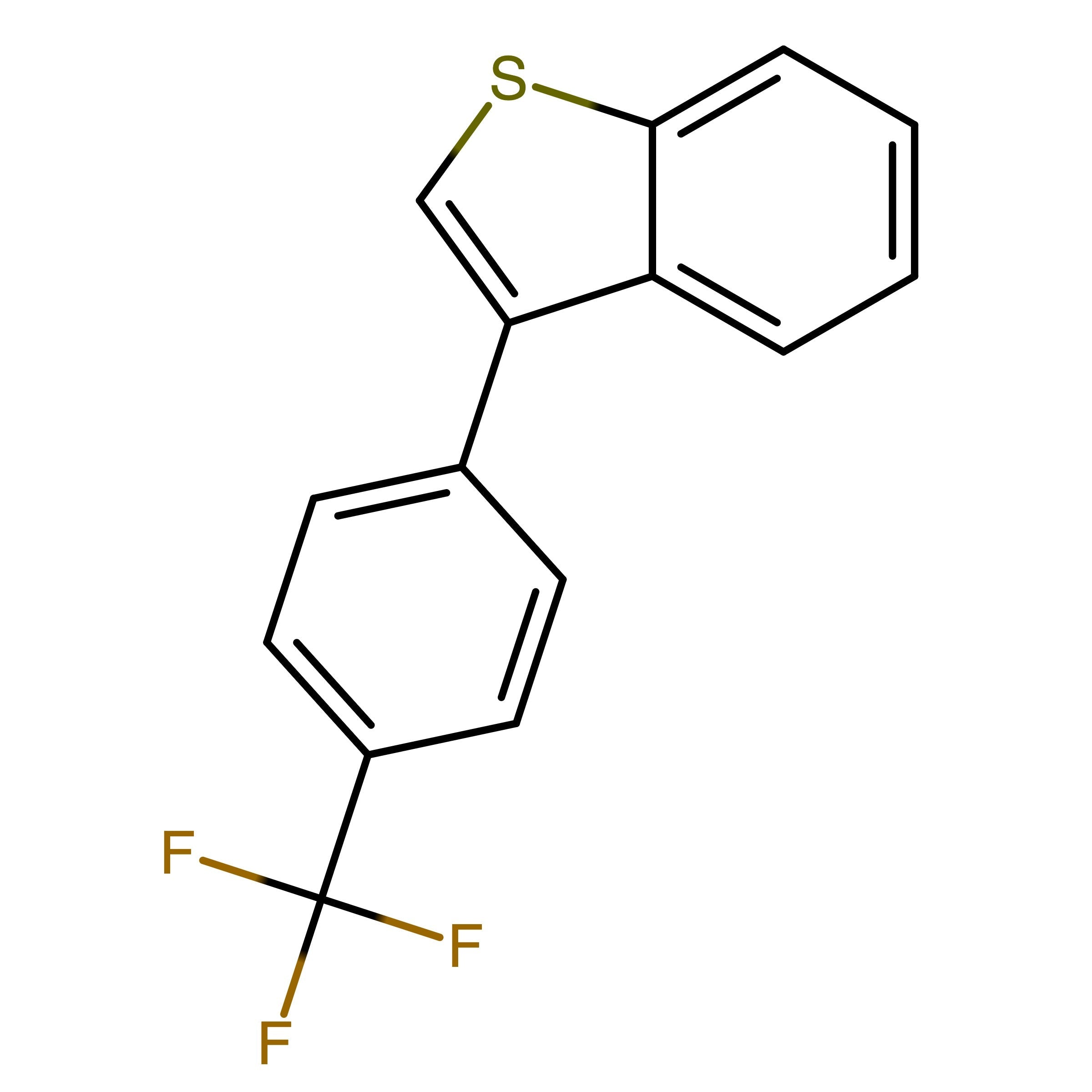 CAS 1415605-83-2 | 3-(4-(Trifluoromethyl)phenyl)benzo[b]thiophene