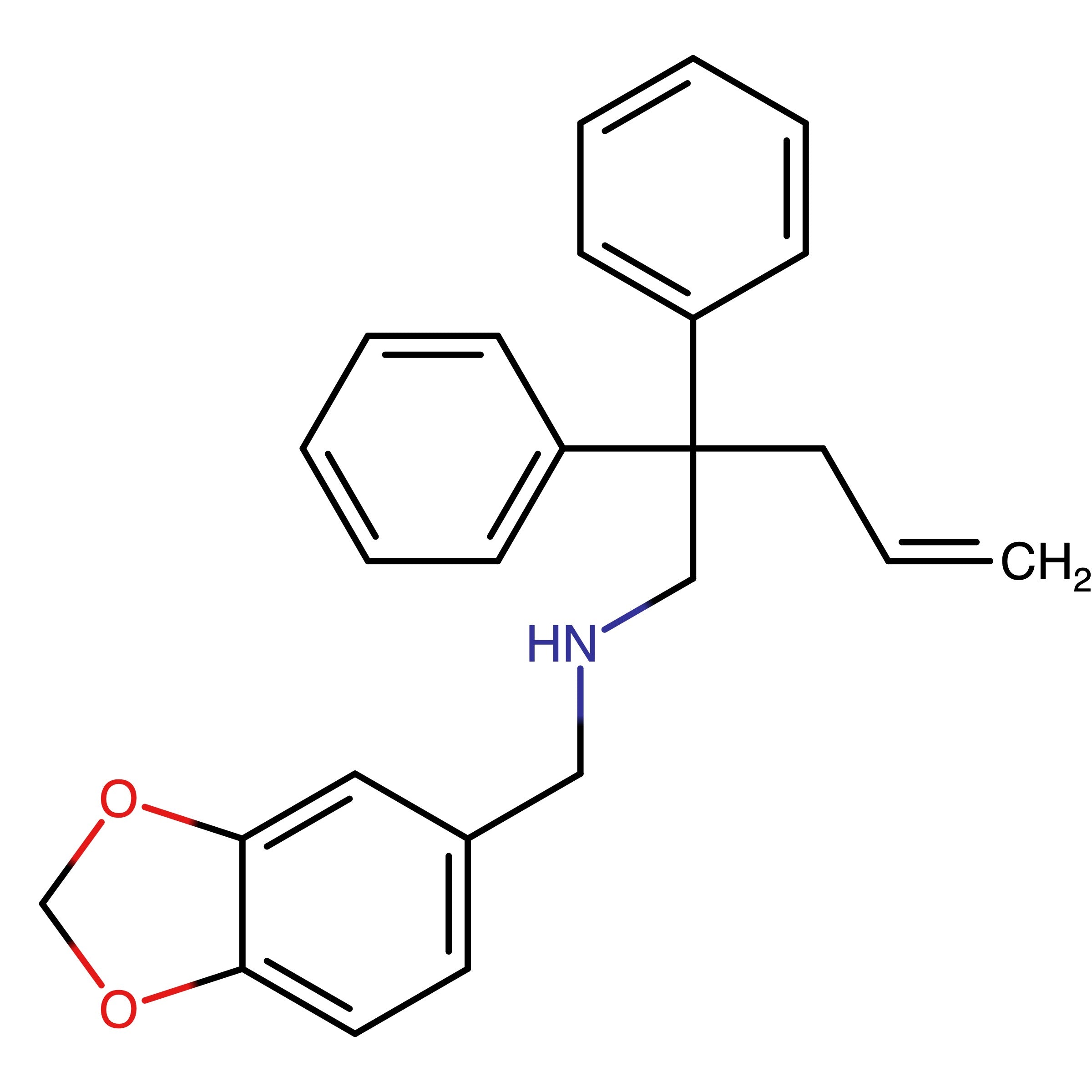 CAS 846576-90-7 | N-(Benzo[d][1,3]dioxol-5-ylmethyl)-2,2-diphenylpent-4-en-1-amine