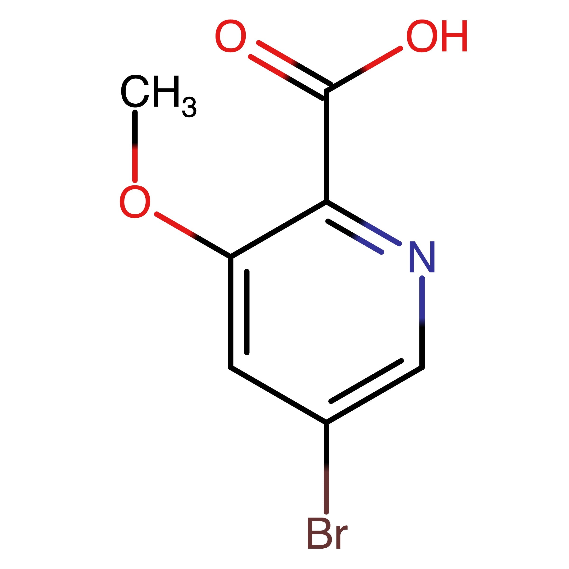 CAS 1142191-66-9 | 5-Bromo-3-methoxy-2-pyridinecarboxylic acid | MFCD11857696