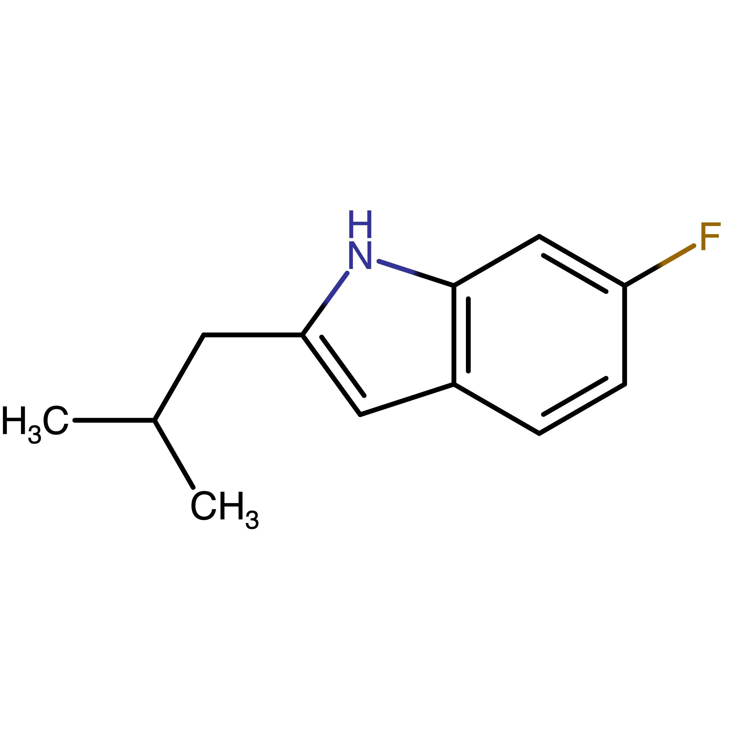 CAS 491601-36-6 | 6-Fluoro-2-isobutyl-1H-indole