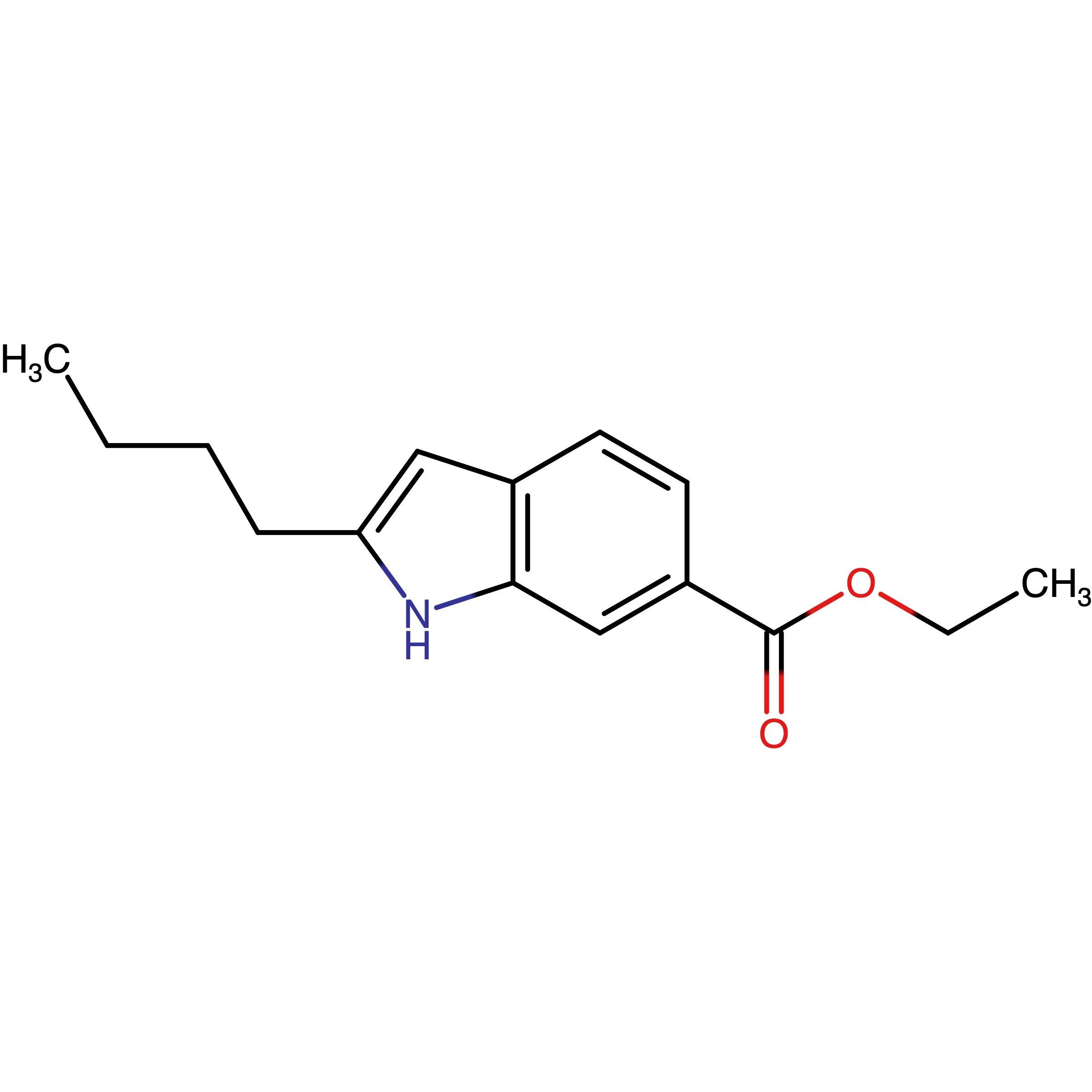 CAS 491601-40-2 | Ethyl 2-butyl-1H-indole-6-carboxylate | MFCD09839183