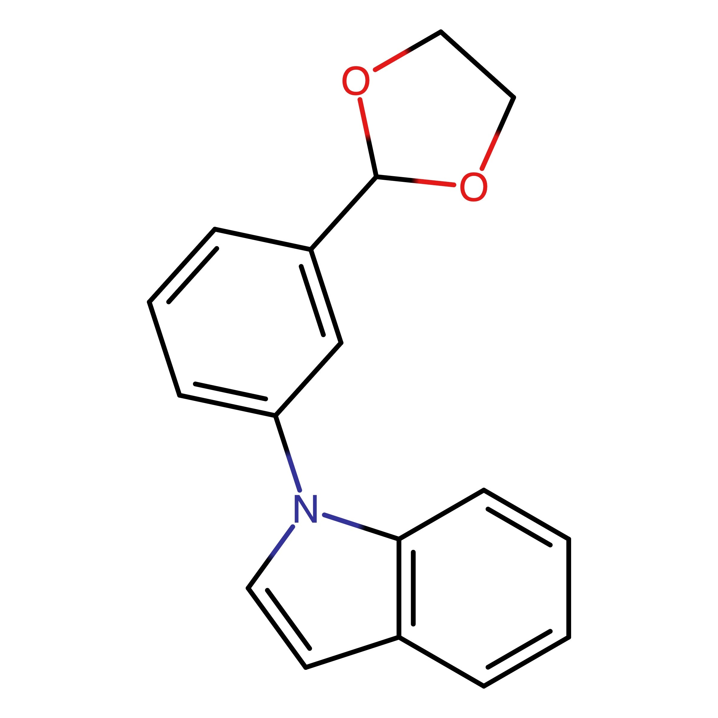 CAS 473918-49-9 | 1-[3-(1,3-Dioxolan-2-yl)phenyl]indole