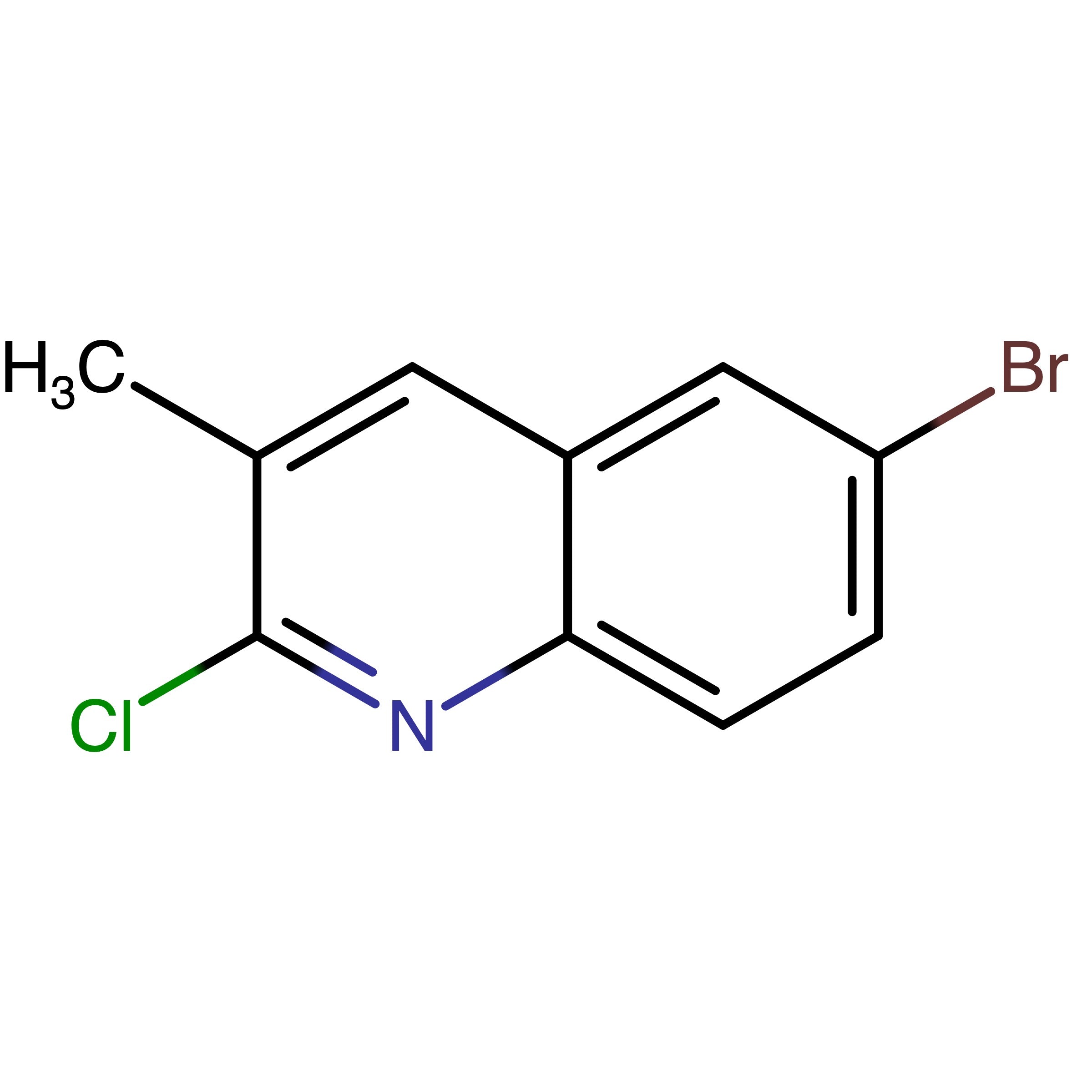 CAS 113092-96-9 | 6-Bromo-2-chloro-3-methylquinoline | MFCD02684154