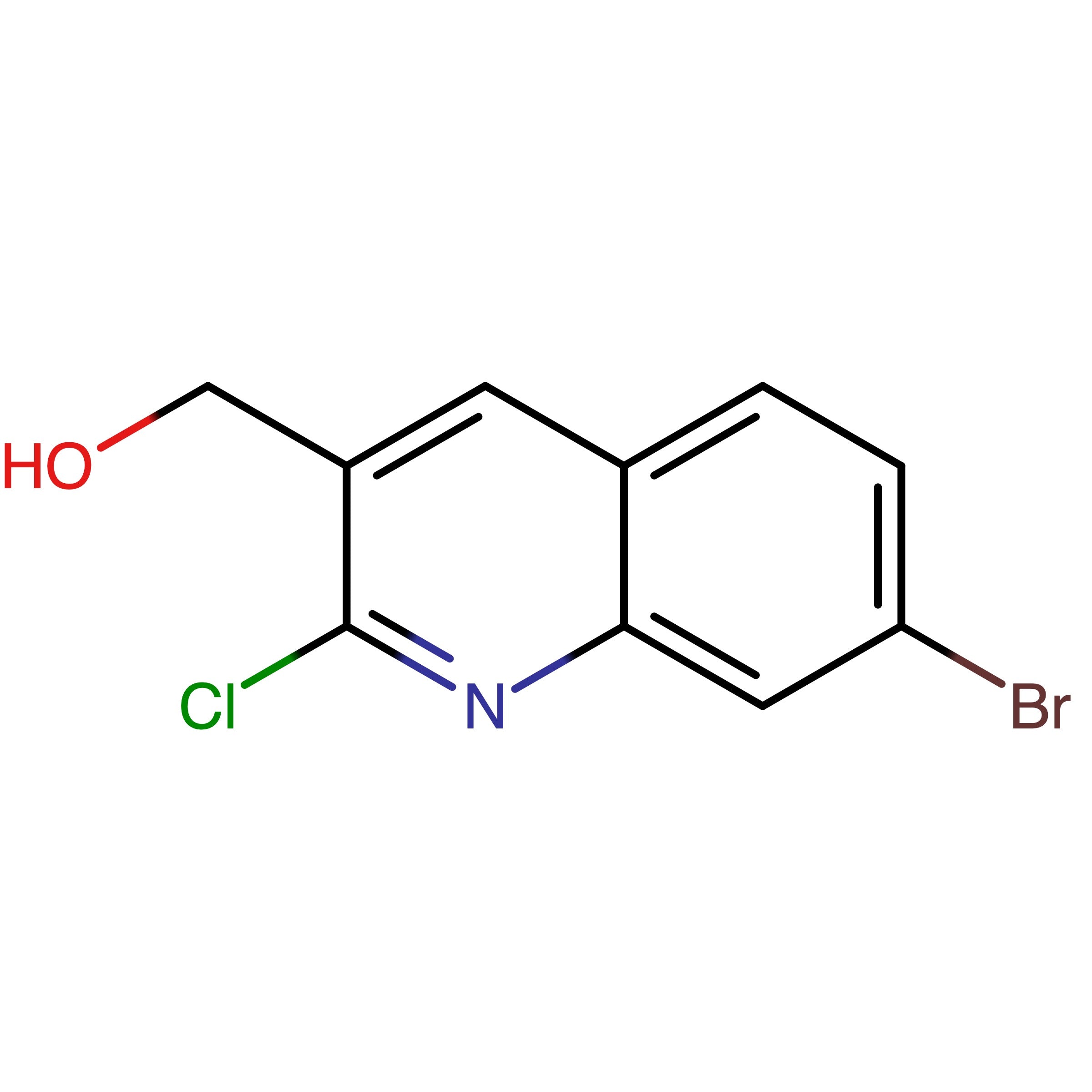 CAS 1017403-71-2 | 7-Bromo-2-chloroquinoline-3-methanol | MFCD09997965