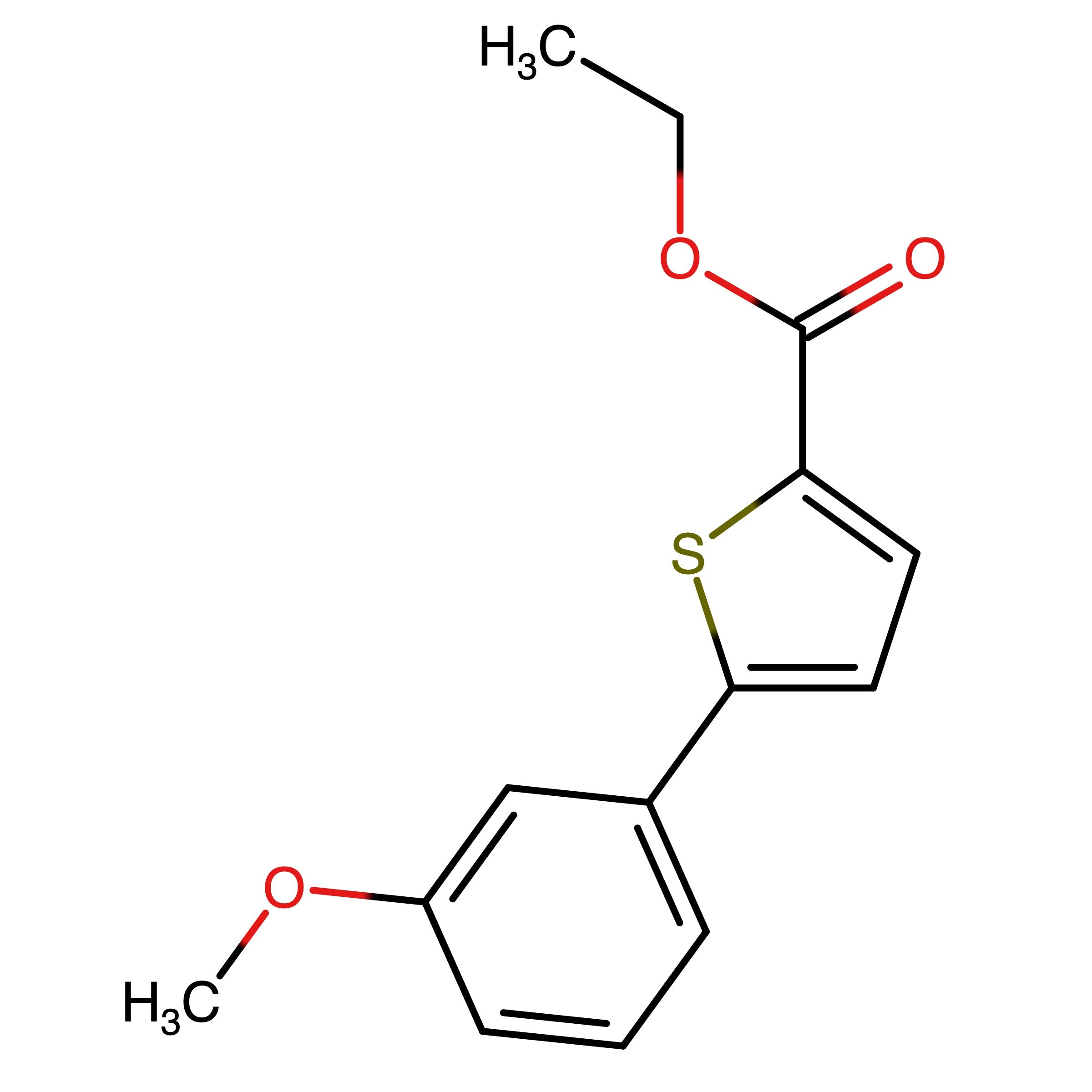 CAS 1127217-38-2 | Ethyl 5-(3-methoxyphenyl)thiophene-2-carboxylate