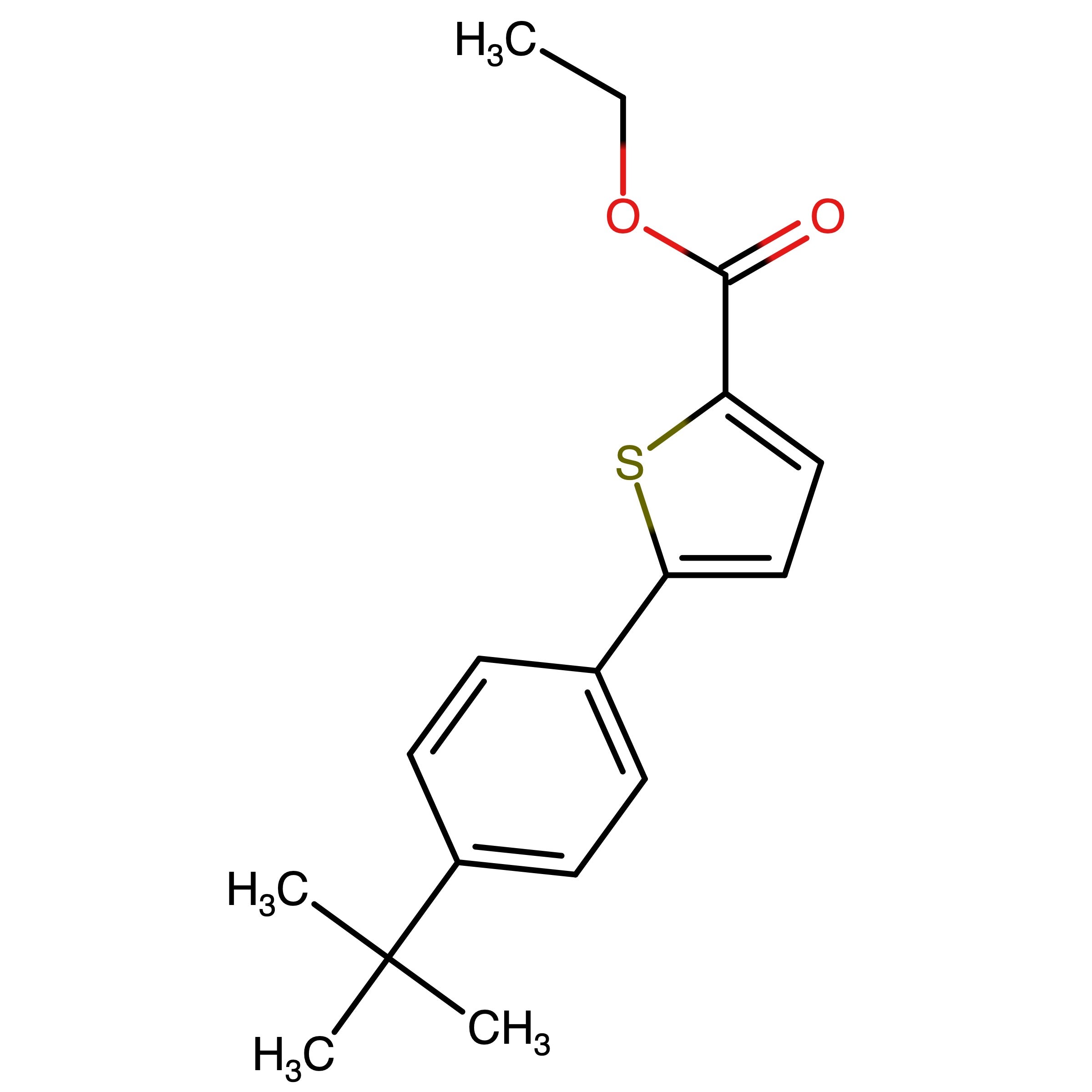 CAS 1127217-40-6 | Ethyl 5-(4-(tert-butyl)phenyl)thiophene-2-carboxylate