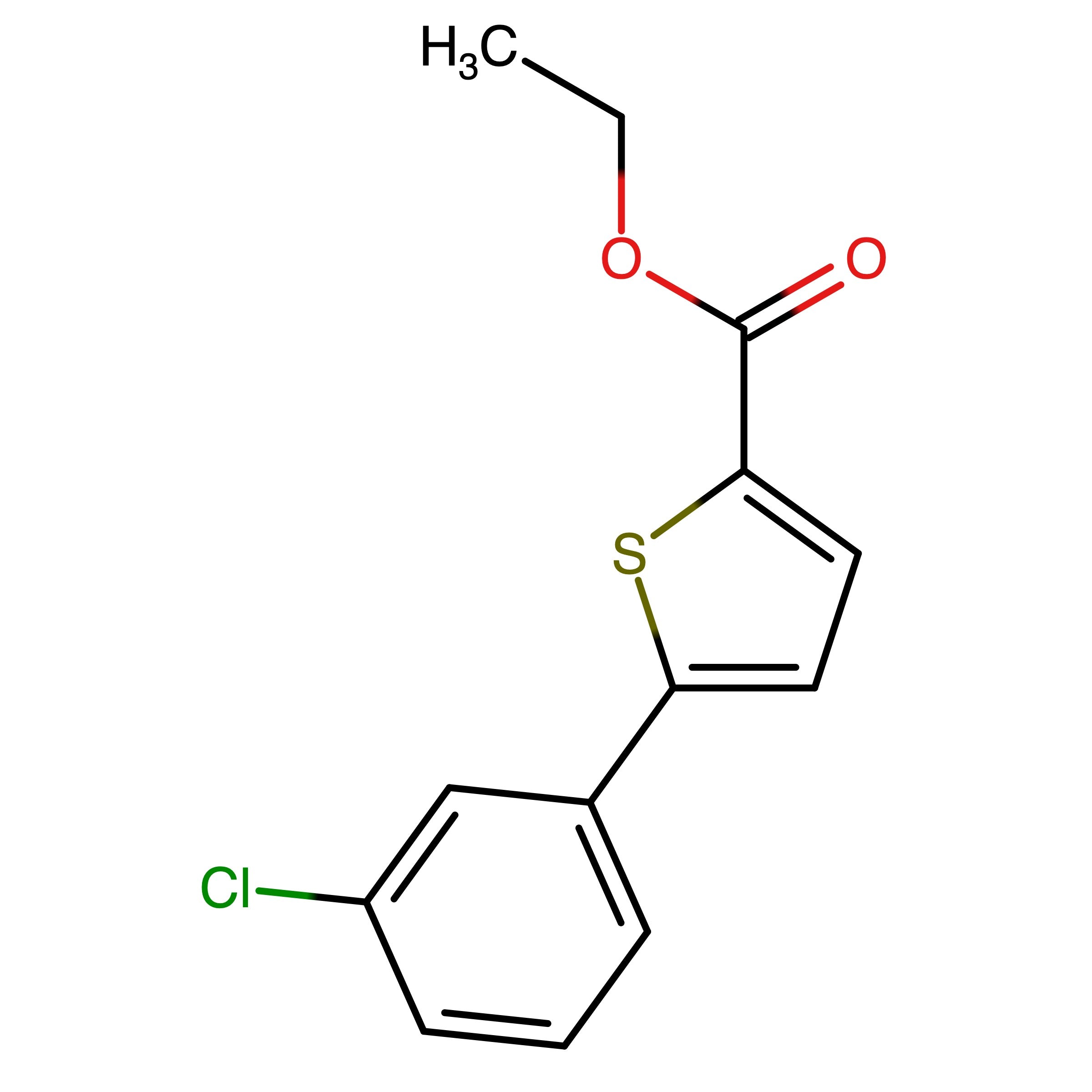 CAS 1127217-42-8 | Ethyl 5-(3-chlorophenyl)thiophene-2-carboxylate