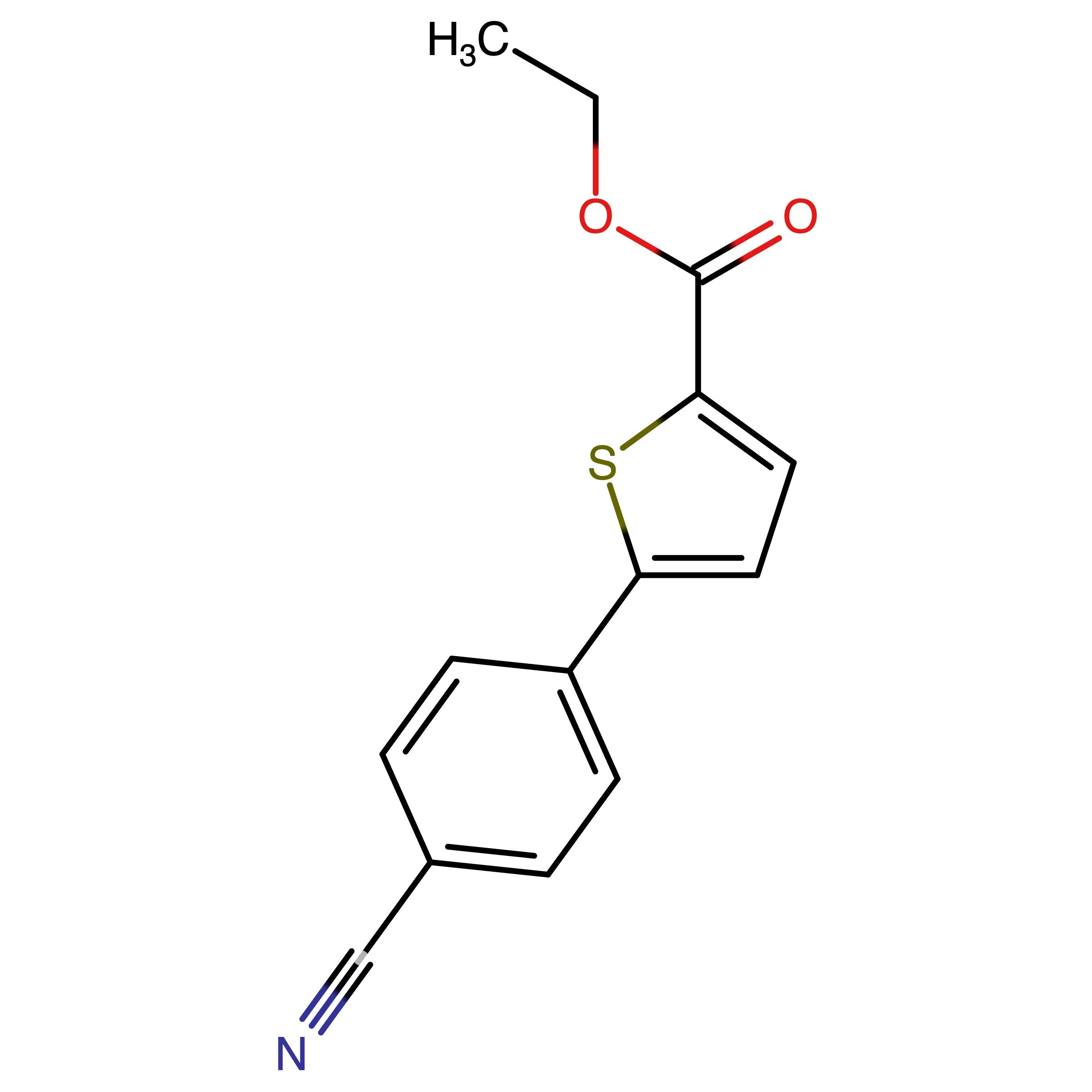 CAS 148682-16-0 | Ethyl 5-(4-cyanophenyl)thiophene-2-carboxylate