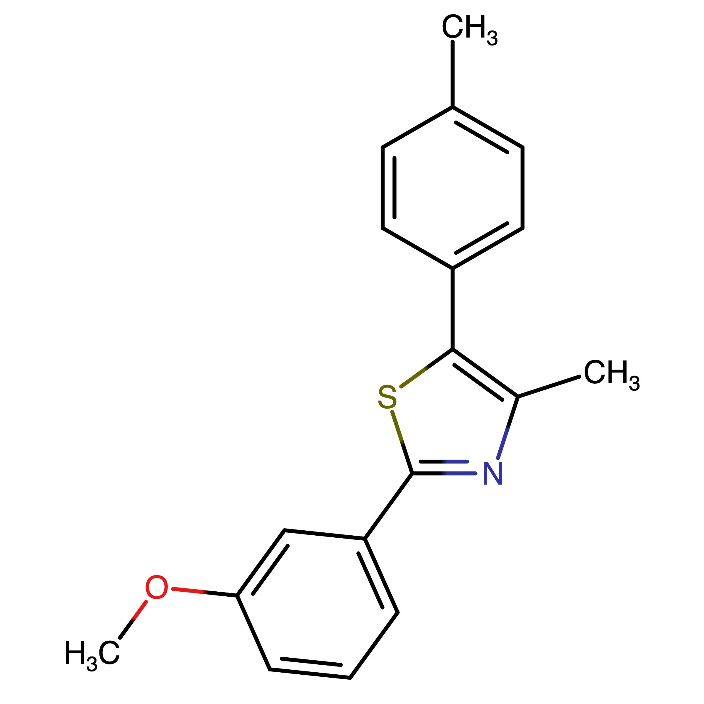 CAS 1127218-03-4 | 2-(3-Methoxyphenyl)-4-methyl-5-(p-tolyl)thiazole