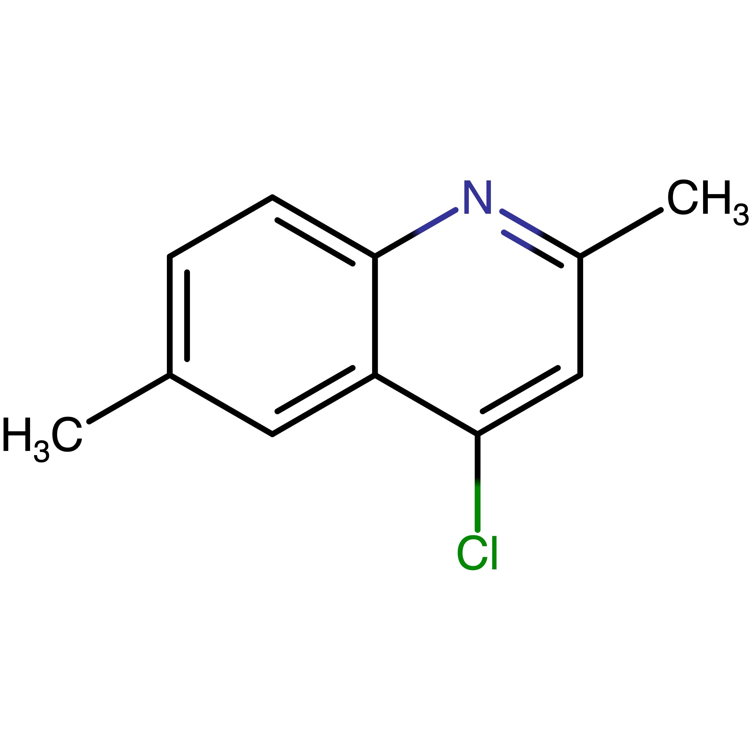 CAS 6270-08-2 | 4-Chloro-2,6-dimethylquinoline | MFCD00272394